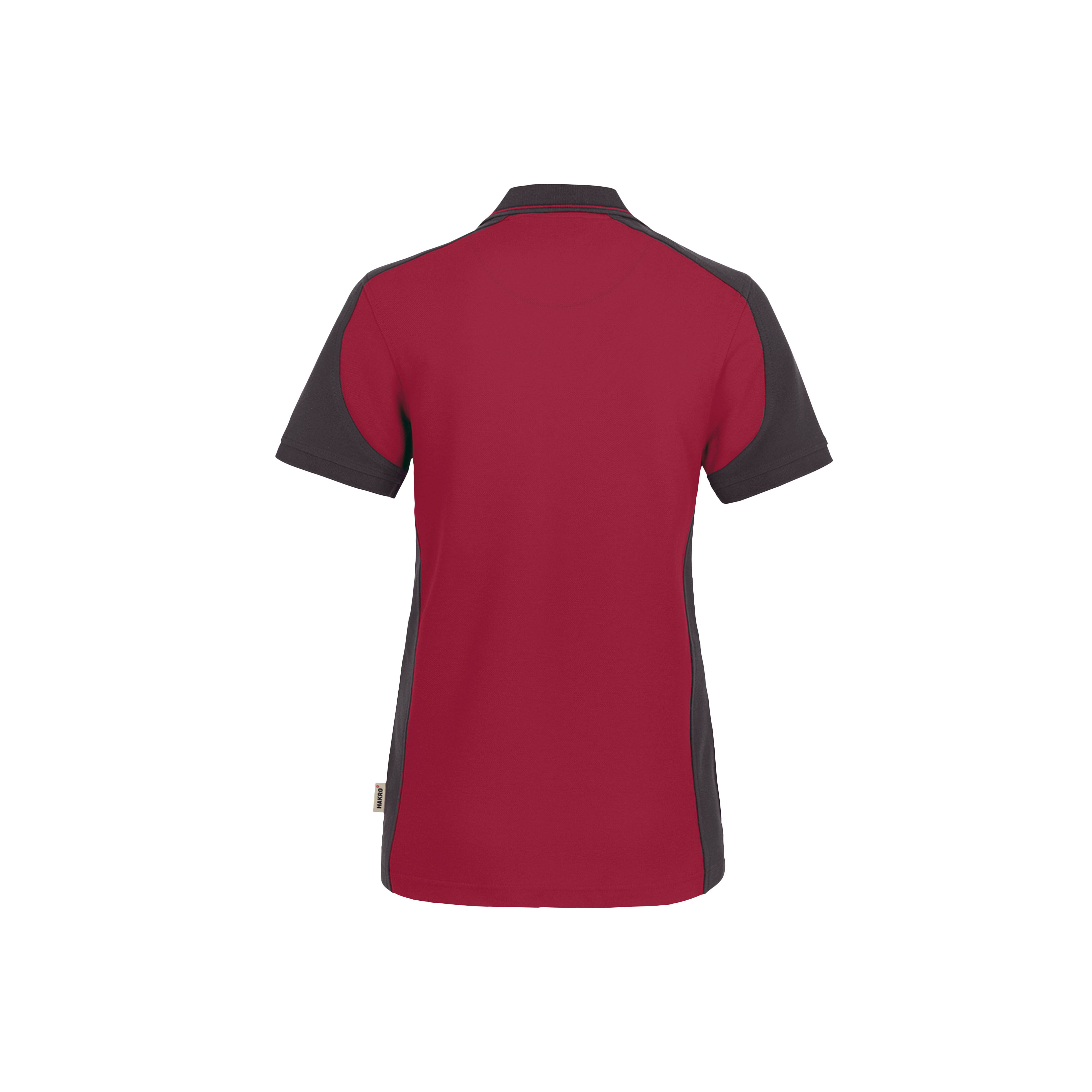 *Auslauf 2026*Woman-Polo Contrast, weinrot/anthrazit