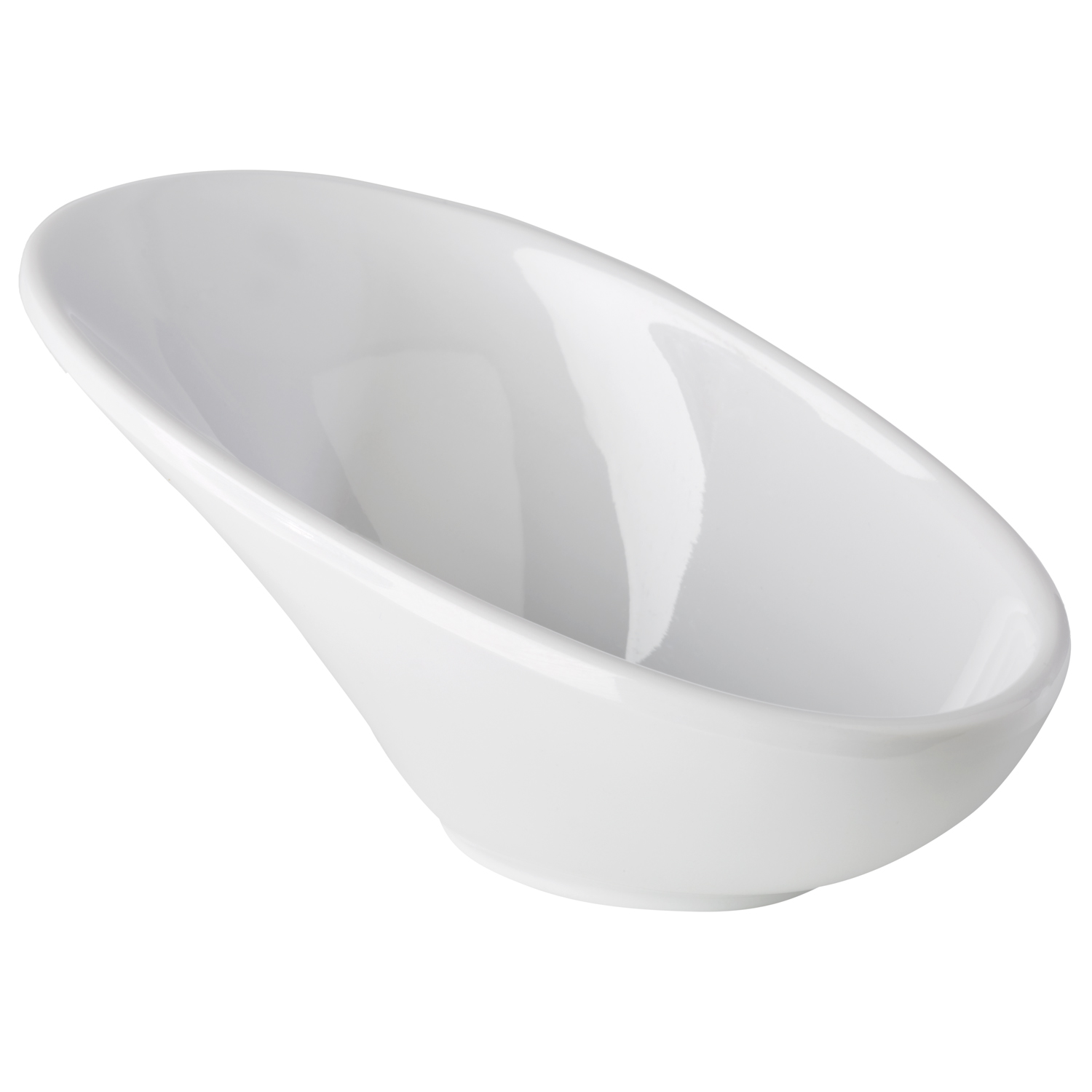 Schale -FRIENDLY- 11,5 x 6 cm, H: 5,5 cm, weiß