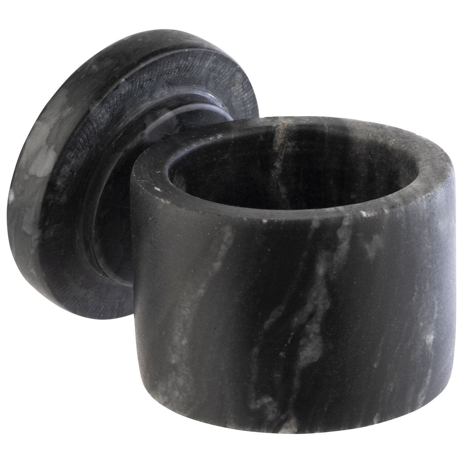 Marmordose, 2er Set, ø 6 cm, H: 5 cm, 40 ml Marmordose, 2er Set, ø 6 cm, H: 5 cm, 40 ml