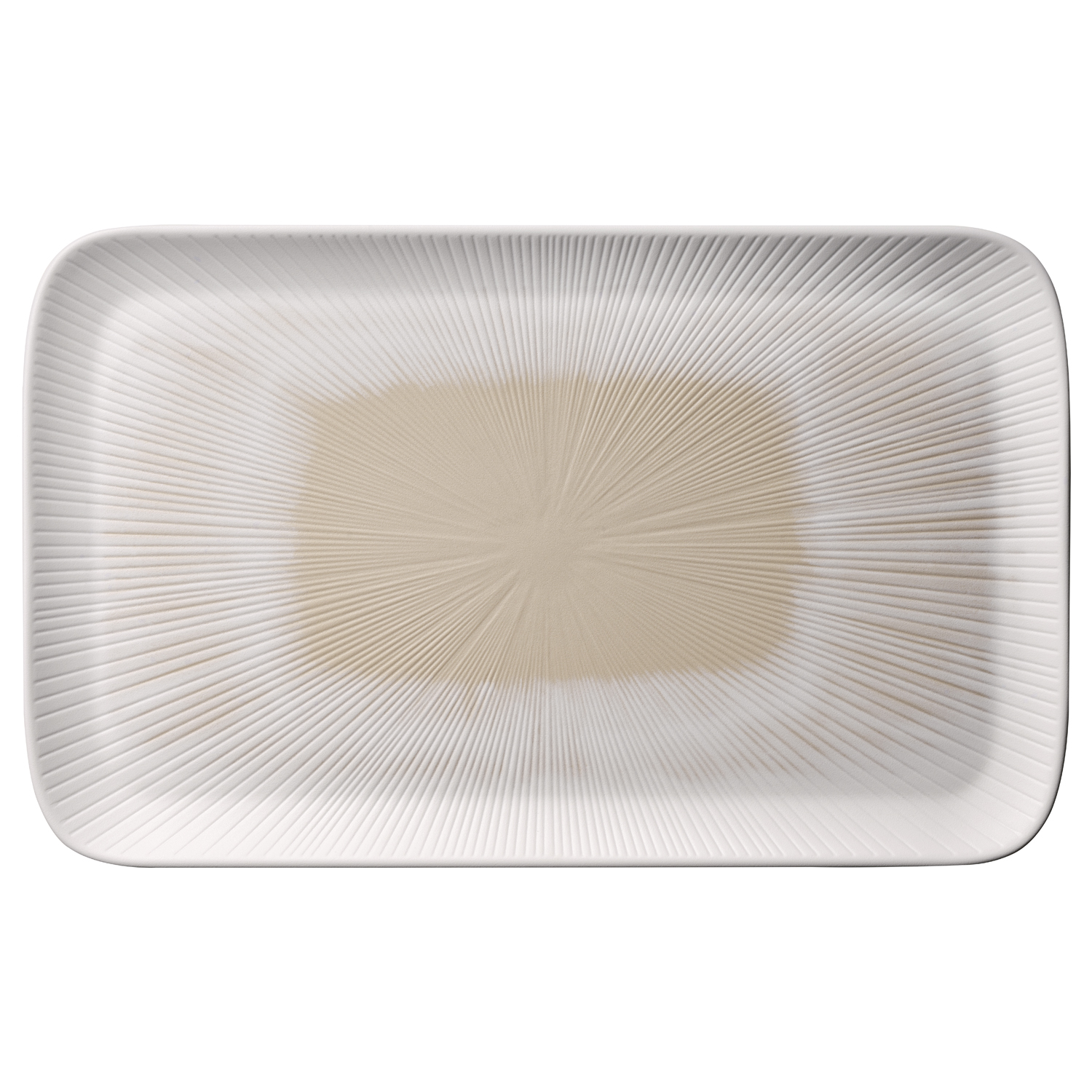 BLUSH GN 1/1 Tablett 53 x 32,5 cm, H: 2,5 cm Melamin, weiß/beige