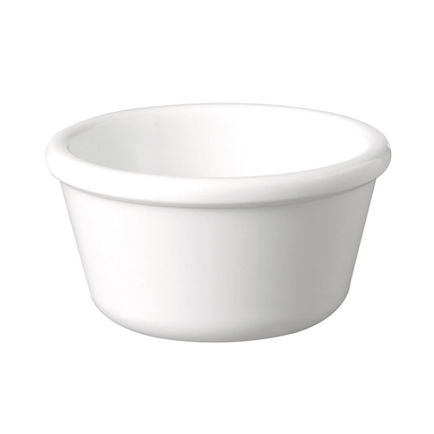 Dipschälchen -CASUAL- Ø 8,5 cm, H: 4,5 cm Melamin, weiß, 0,12 Liter 