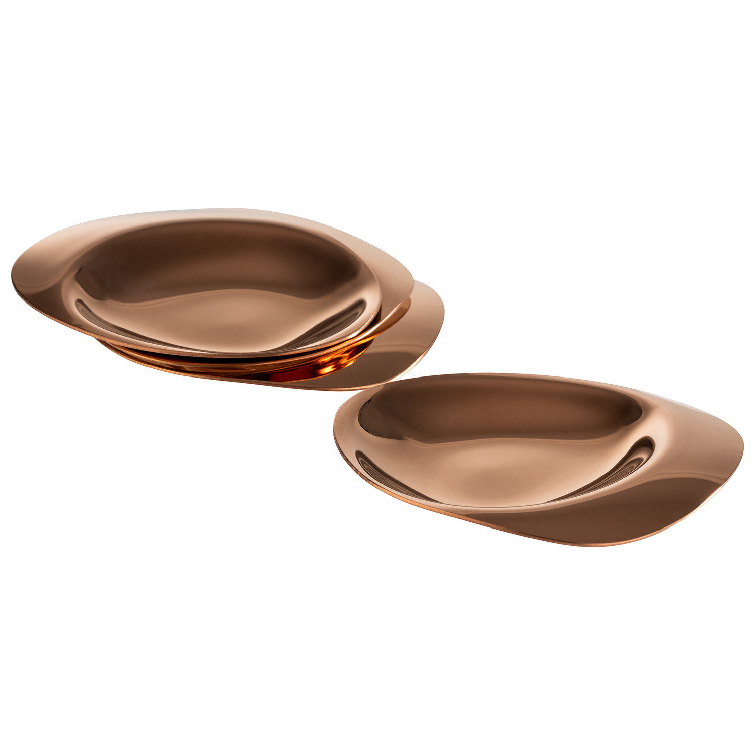 Teller  4er Set PEBBLES 8,5 x 8 x 1 cm