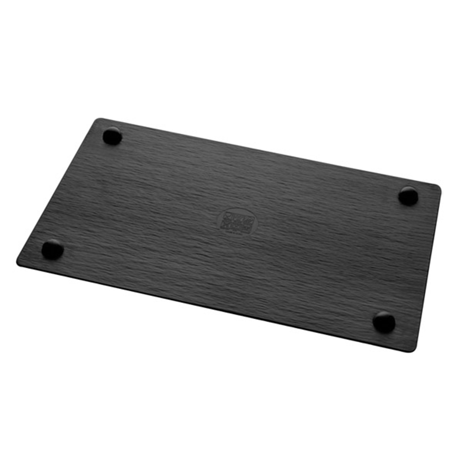 GN 1/1 Tablett -SLATE- 53 x 32,5 cm, H: 1 cm Melamin, schwarz, Schieferlook