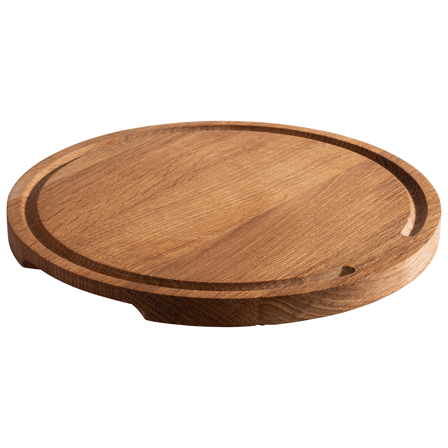 Servierbrett -PIZZA- Eichenholz geölt, Ø 29 cm, H: 2 cm             