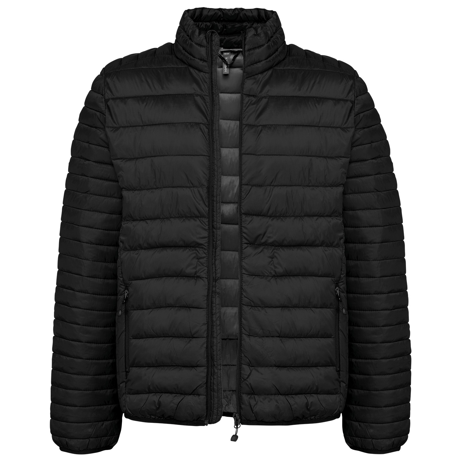 Leichte Herren-Steppjacke, schwarz