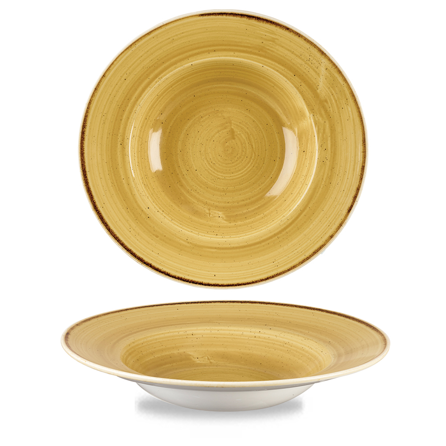 Pastateller 28,0 cm, Stonecast Mustard Seed Yellow