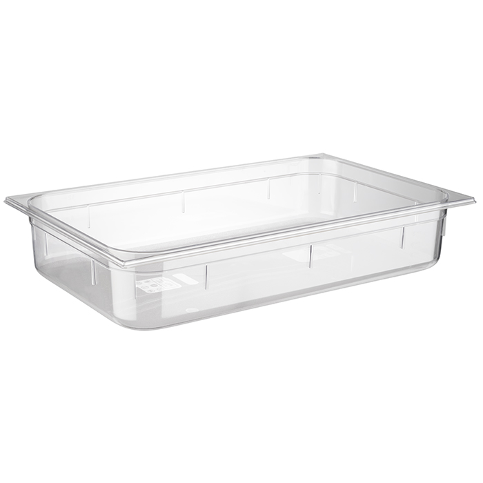 GN 1/1 Behälter 53 x 32,5 cm, Tiefe: 100 mm Polycarbonat, 13 Liter 