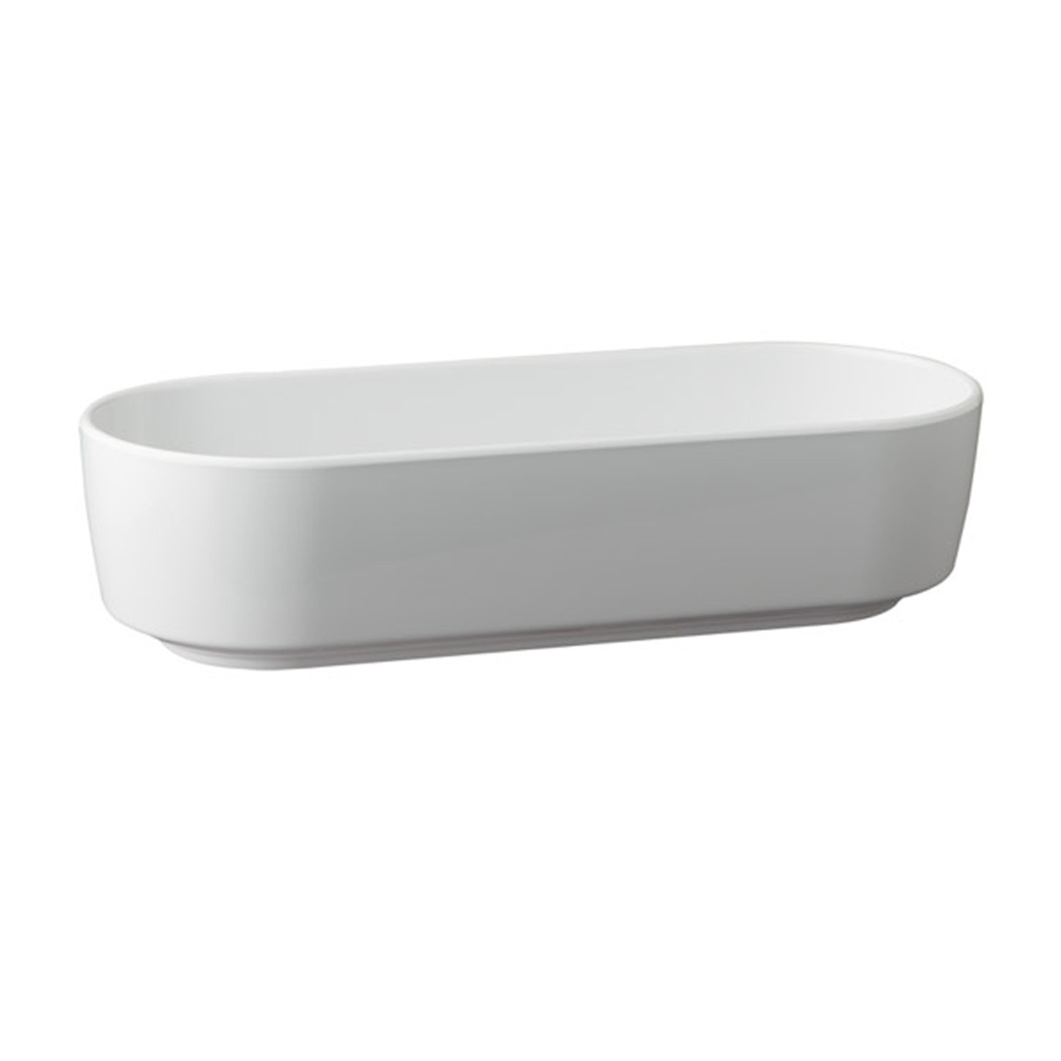Schale -SCANTIC- 26,5 x 10,5 cm, H: 6,5 cm Melamin, weiß, 1 Liter 