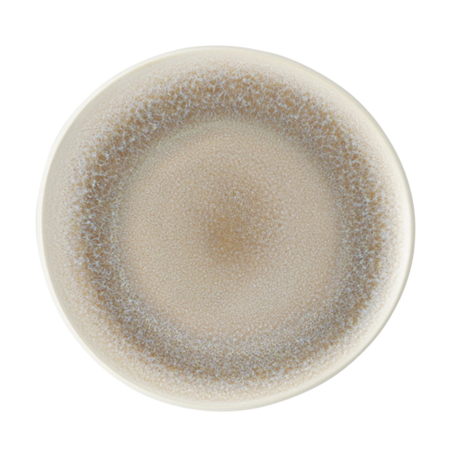 Teller flach 22 x 21 cm, Junto Stoneware Dune