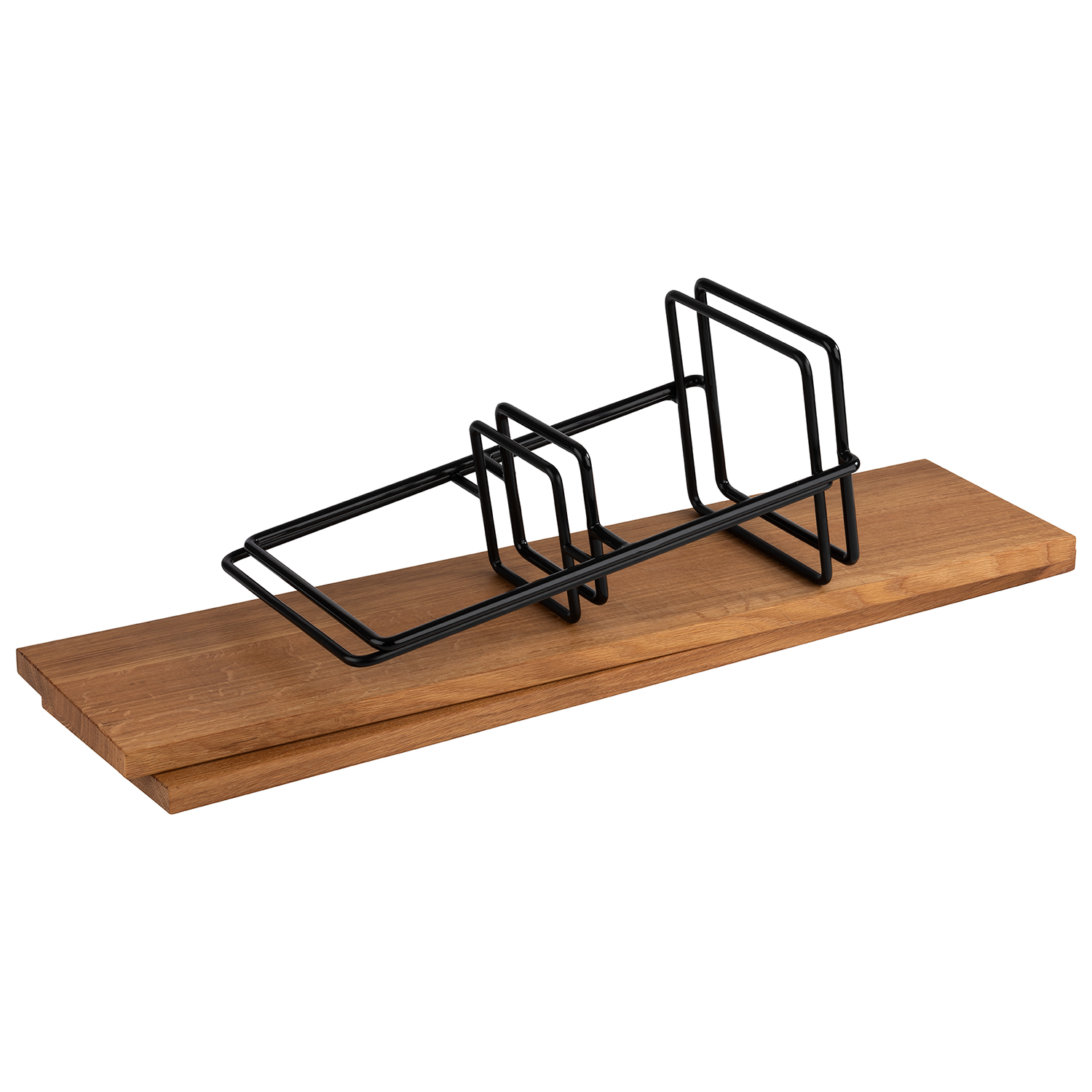 2-stufige Etagère 80 x 23 cm, H: 40,5 cm 4 tlg. 2-stufige Etagère 80 x 23 cm, H: 40,5 cm 4 tlg.
