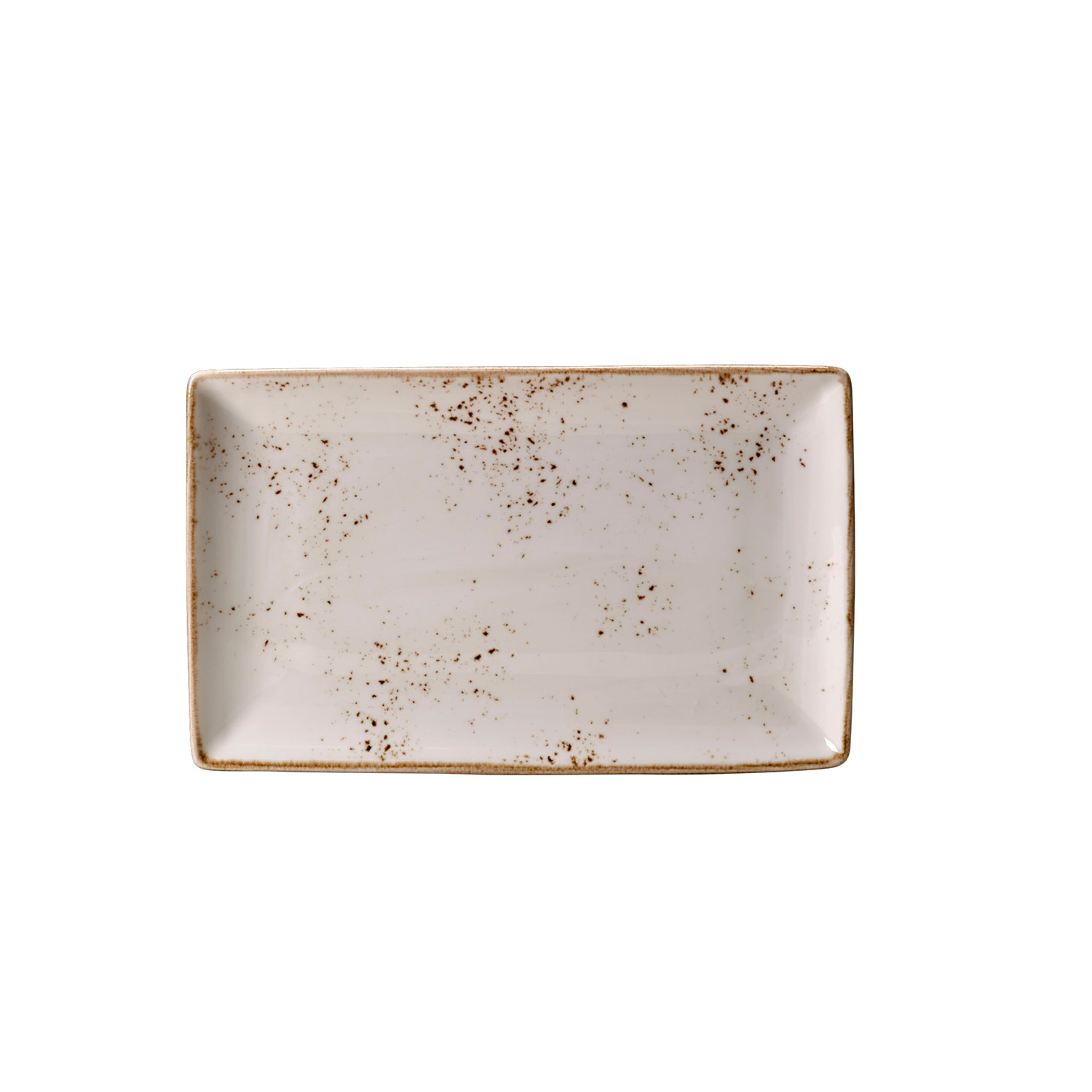 Platte rechteckig 27,0 x 16,8 cm, Craft White