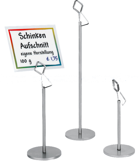 Stabständer Edelstahl, Höhe 7,5 cm