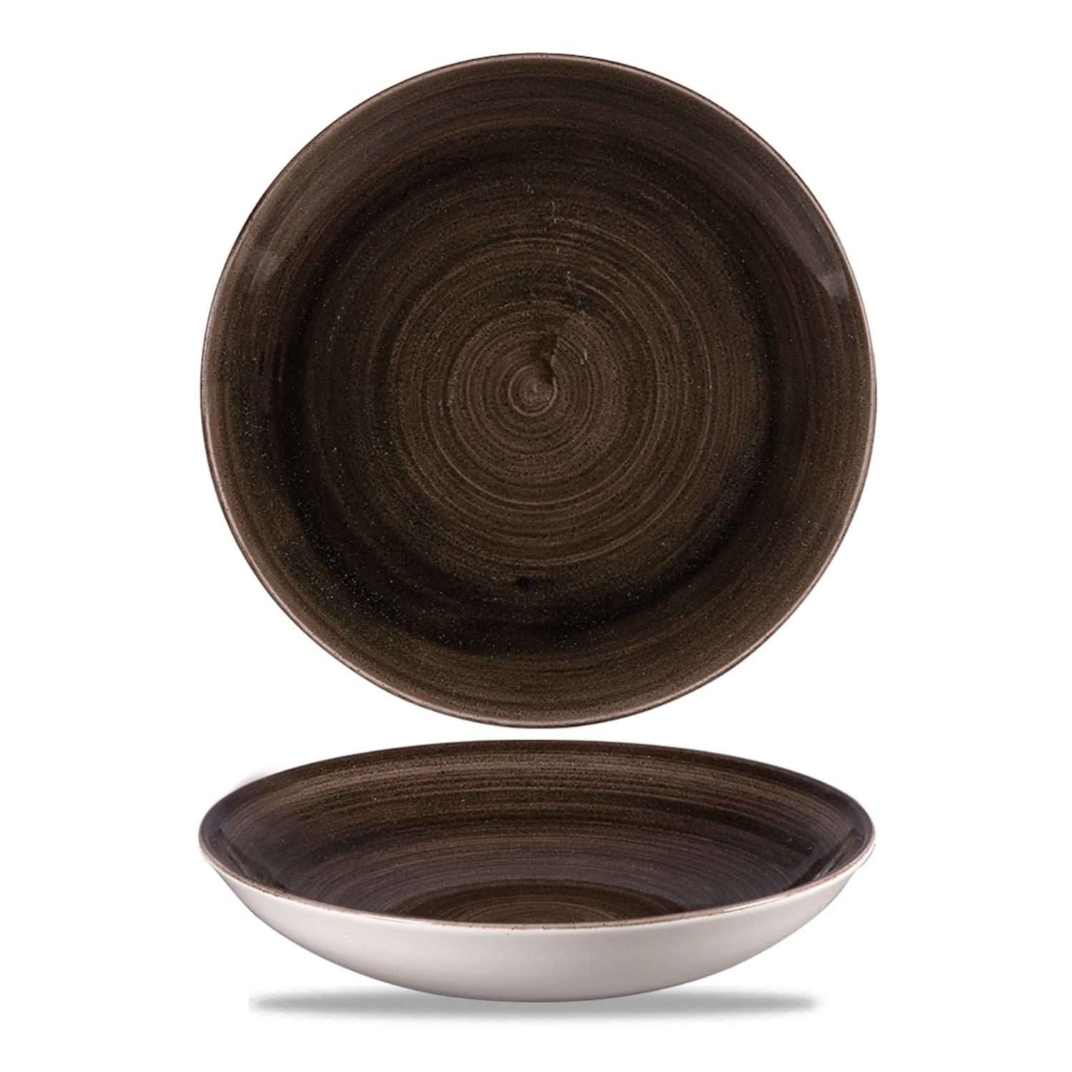 Coup Bowl 24,8 cm, Stonecast Patina Iron Black