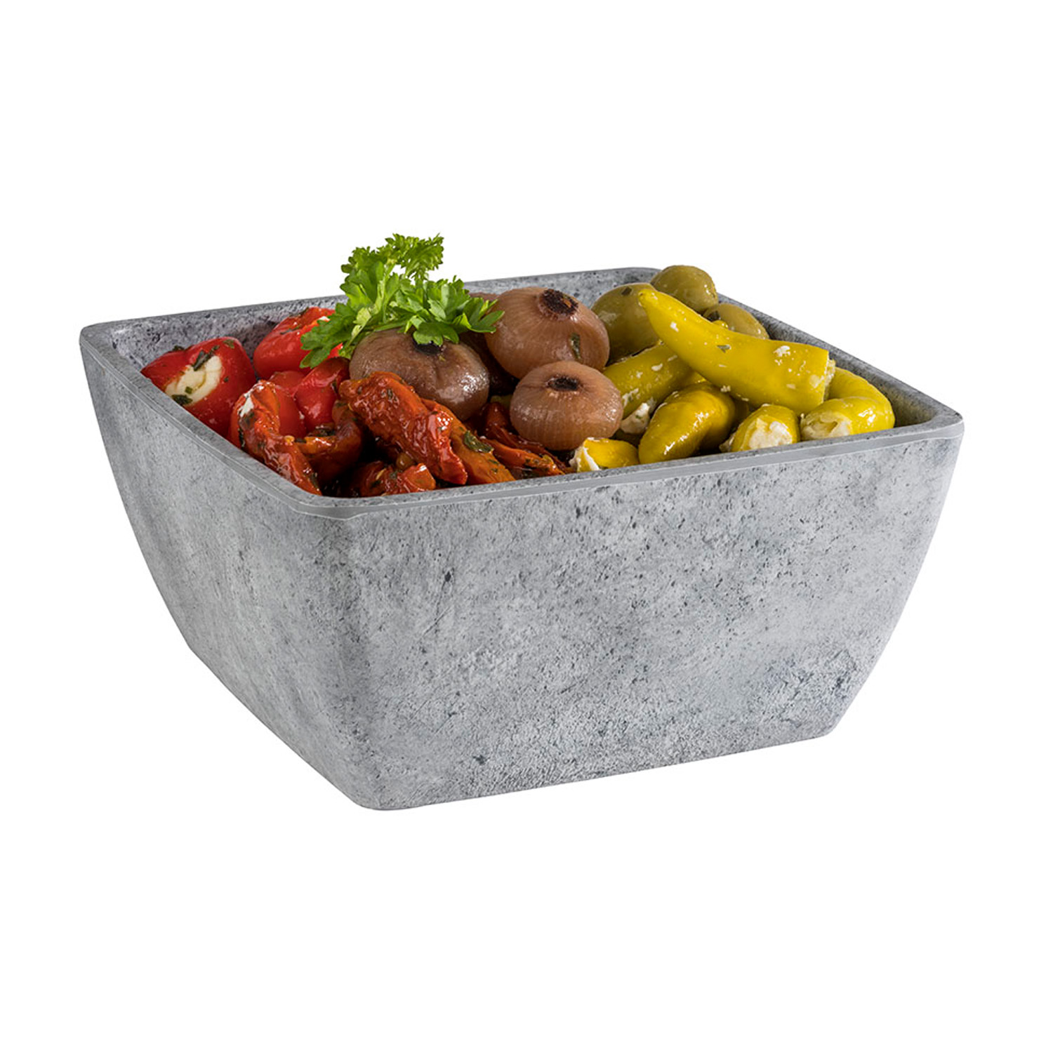 Schale -ELEMENT- 19 x 19 cm, H: 9 cm Melamin, 1,5 Liter 