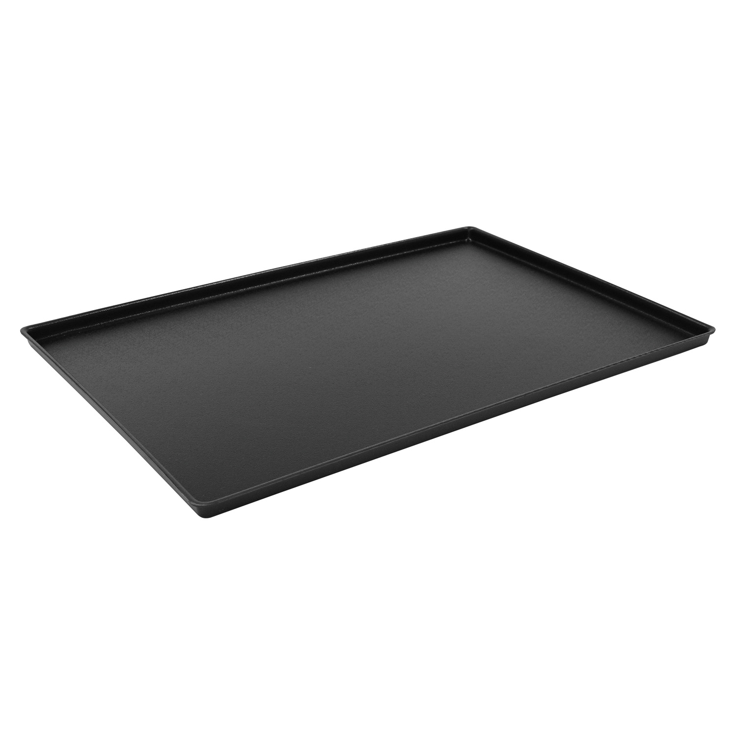 Auslagetablett 40 x 60 cm ABS, schwarz, genarbte Oberfläche