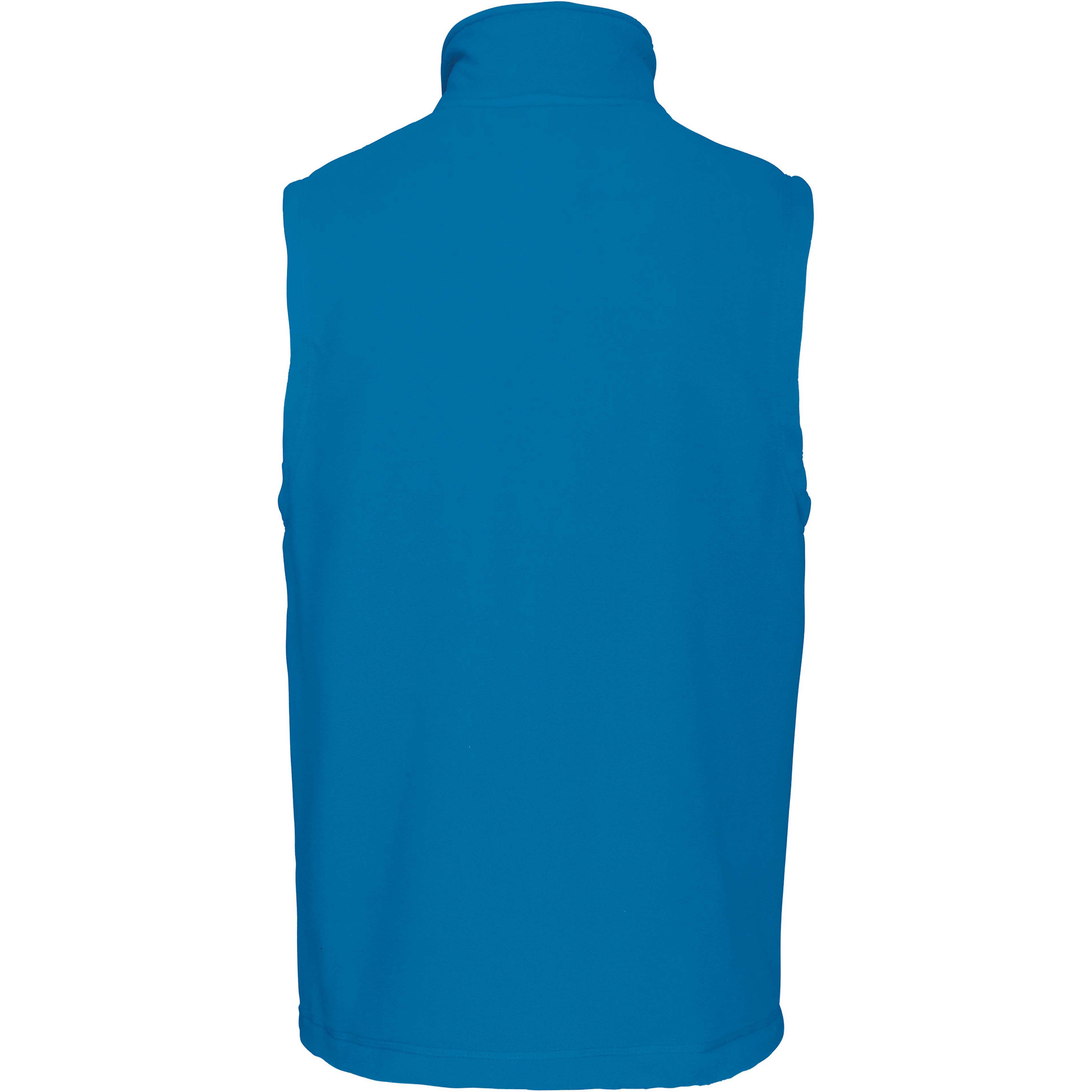 Herren-Fleece-Weste, tropicalblau