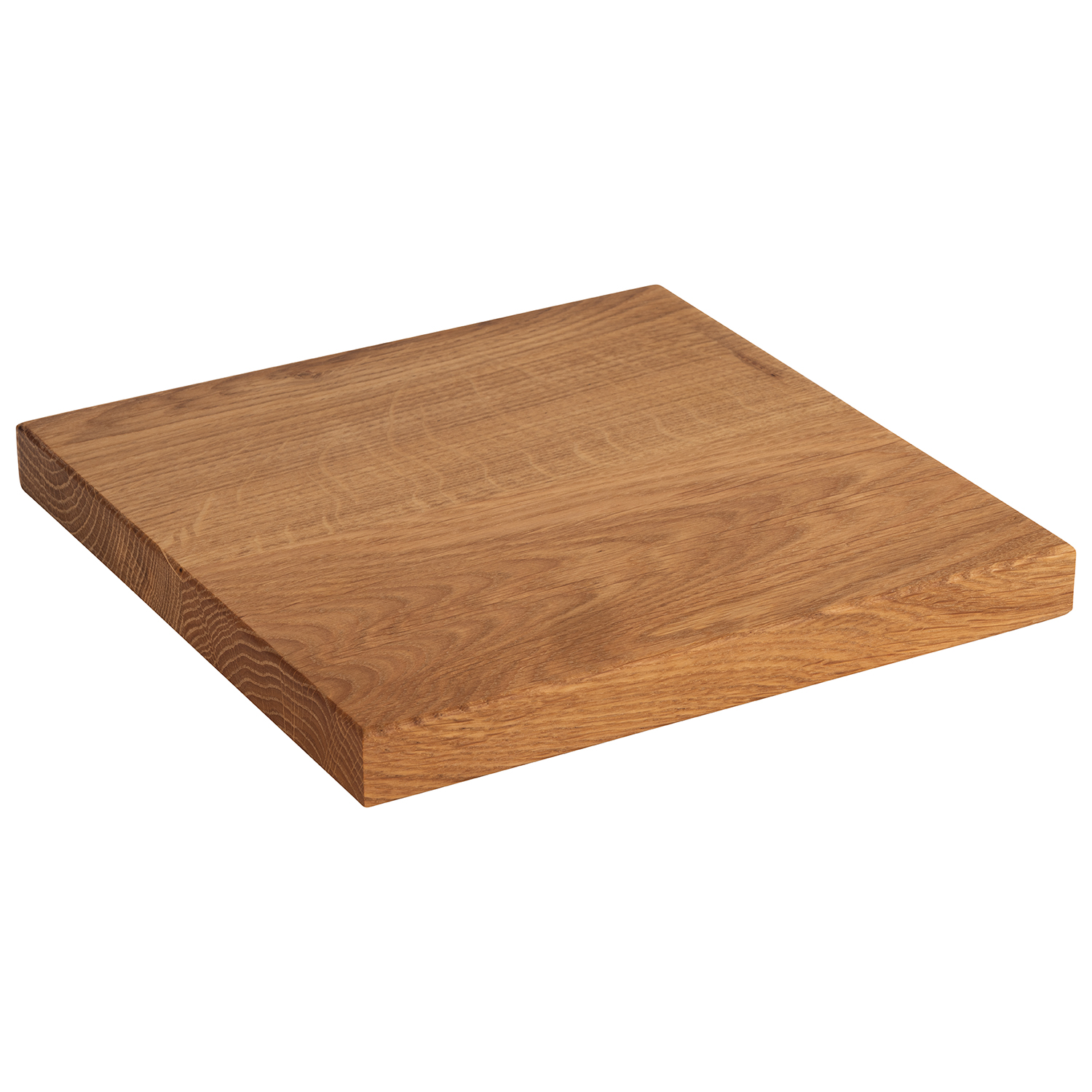 Buffetbrett aus Eichenholz 20 x 20 cm, H: 2 cm 