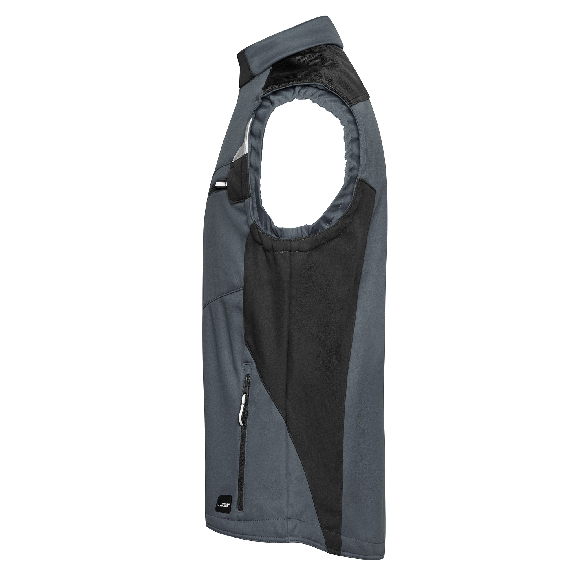 Workwear Softshell-Weste Strong, carbon/black