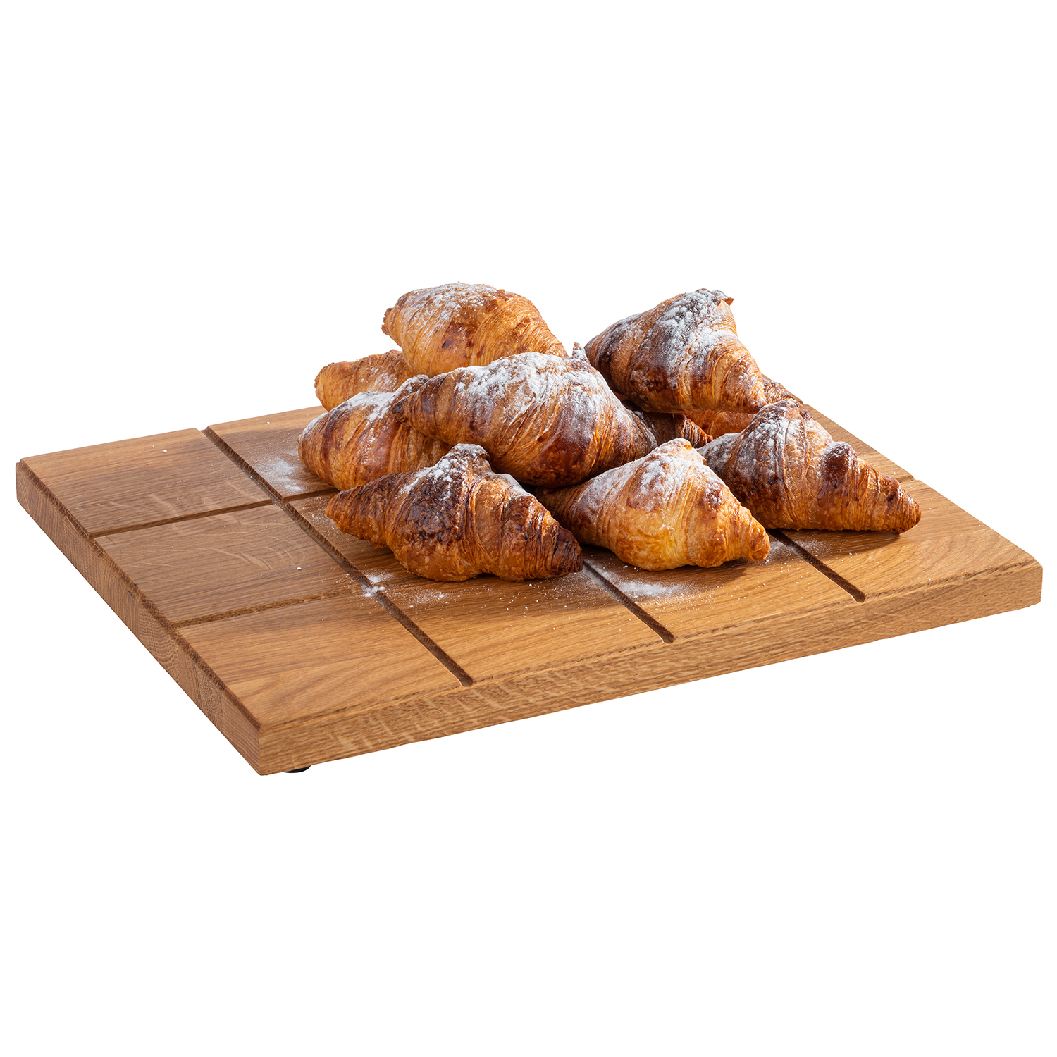 GN 1/2 Buffetbrett -SQUARE- Eichenholz geölt, 32,5 x 26,5 cm, H: 2,5 cm        