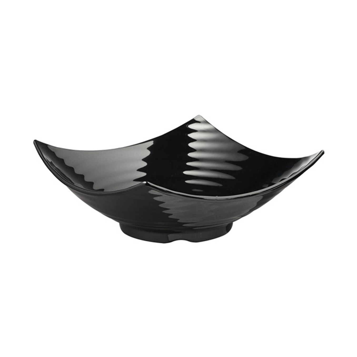 Schale -GLOBAL BUFFET- 32,5 x 32,5 cm, H: 12 cm Melamin, schwarz, 3 Liter 