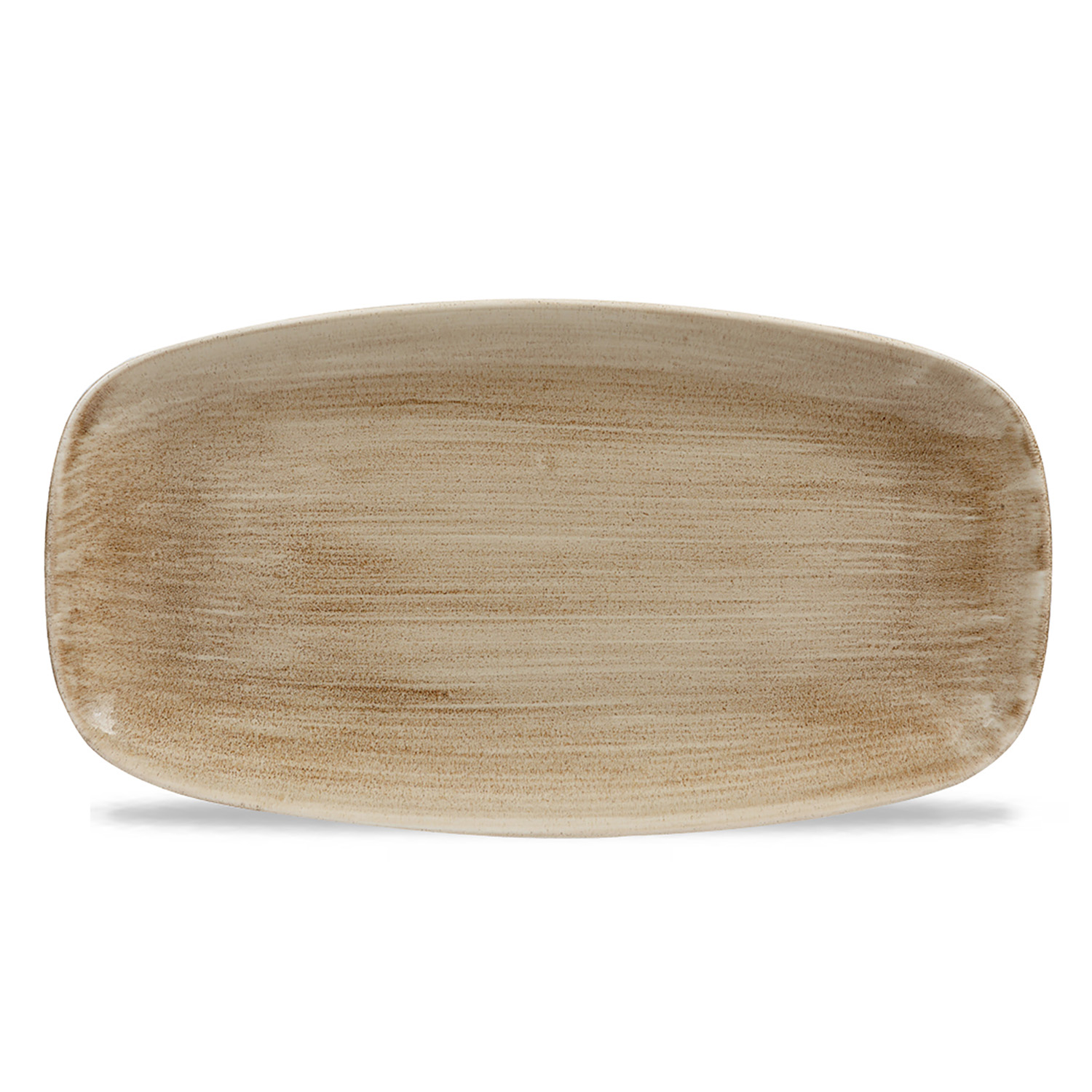 Chefs Oblong Platte No. 9, 34,4 x 23,4 cm, Stonecast Patina Antique Taupe