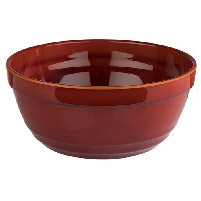 Schale -EMMA- Ø 23 cm, H: 10,5 cm Melamin, rot 2,3 Liter 