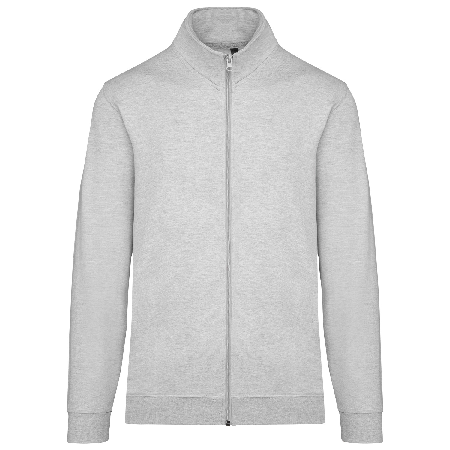 Unisex Sweatjacke, oxford grey
