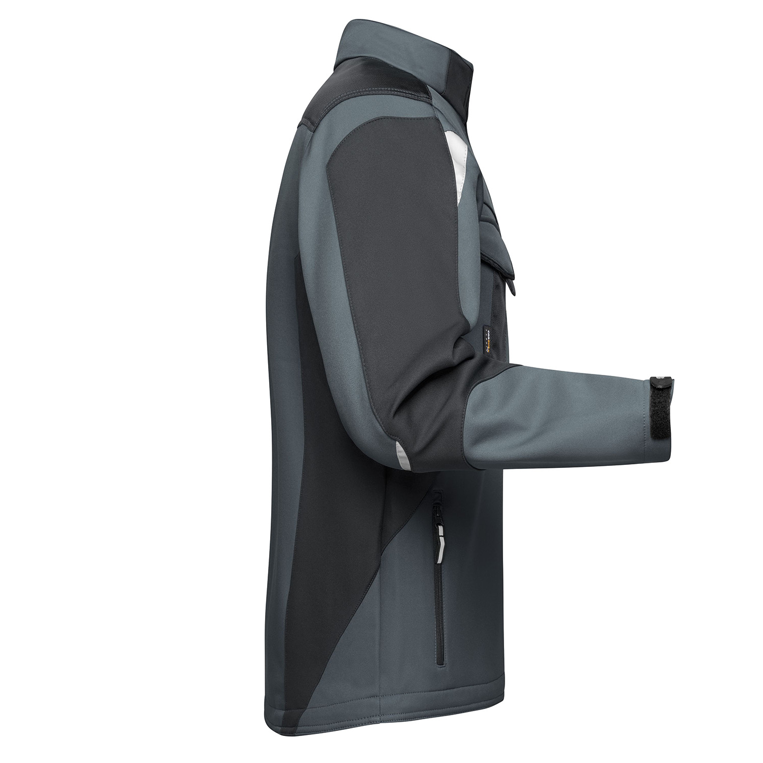 Workwear Softshell-Jacke Strong, carbon/black