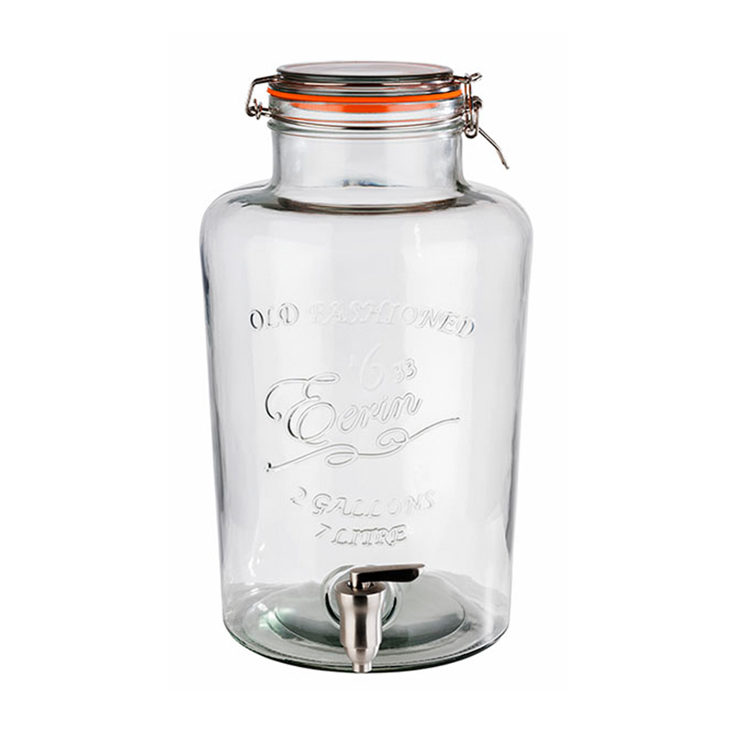 Glas zu Getränkespender Ø 19 cm, H: 36,5 cm, 7 Liter Glas 