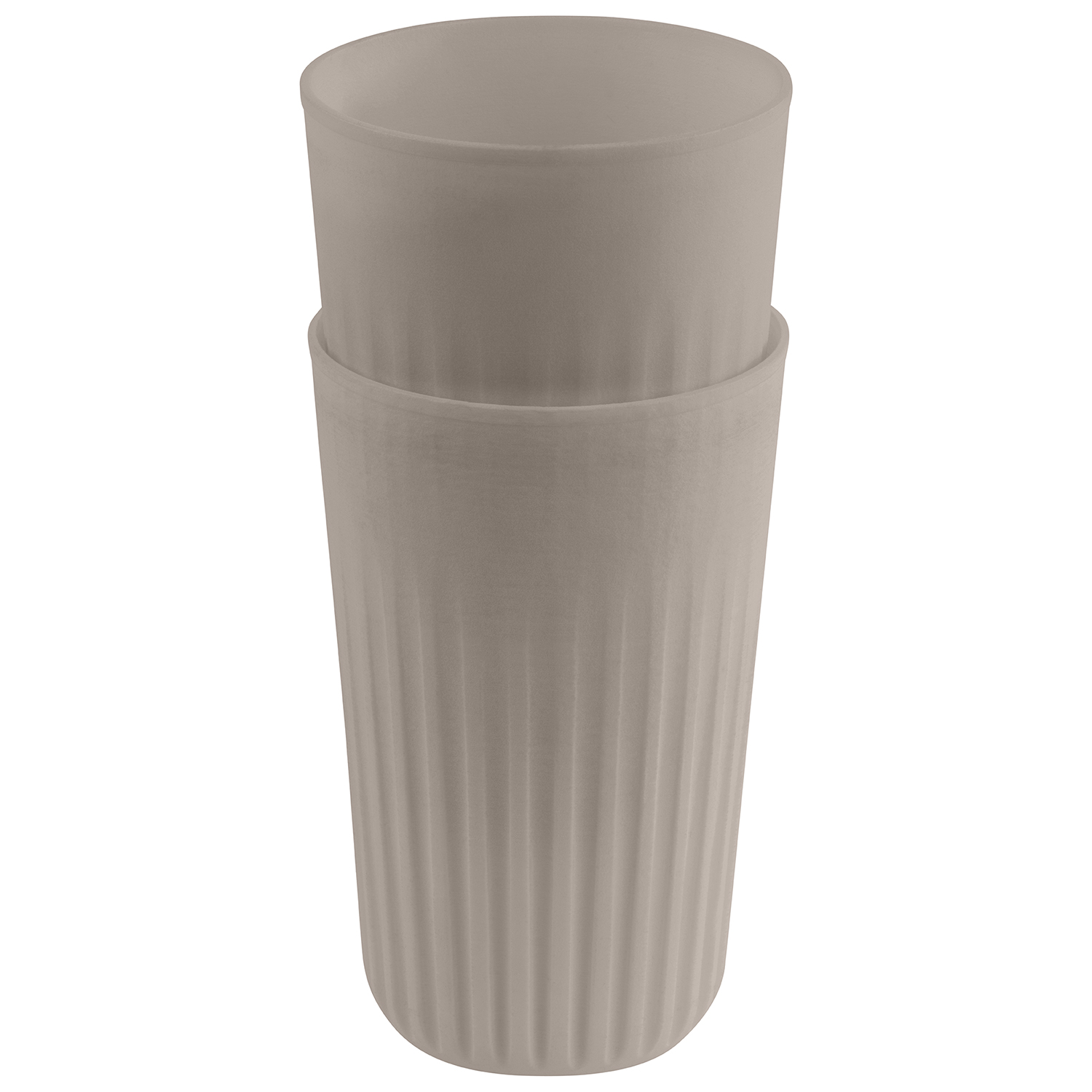Mehrwegbecher -TO GO- Ø 8,5 cm, H: 13,5 cm, 400 ml, mokka    