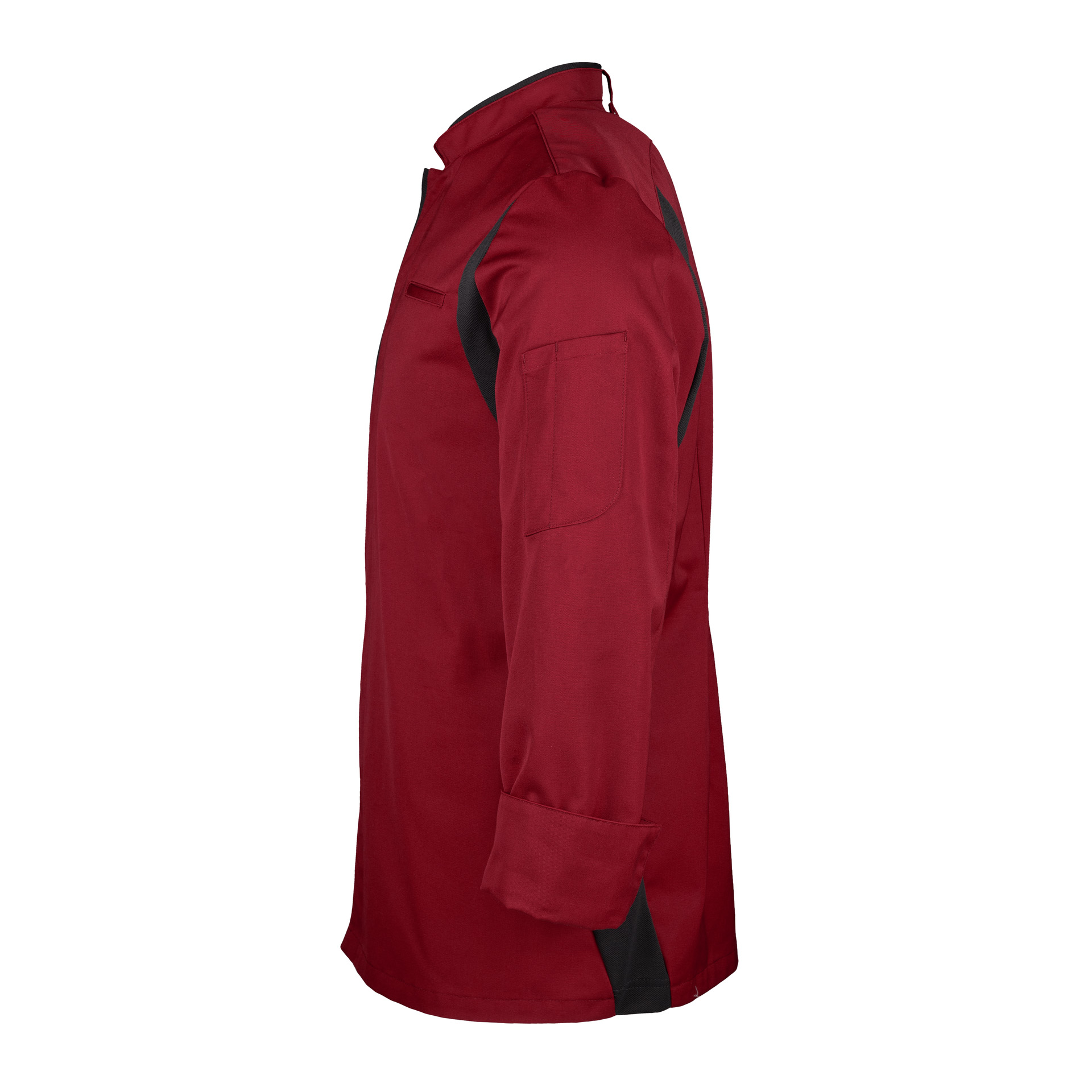 Kochjacke/Servicejacke FOCUS Herren karminrot/anthrazit