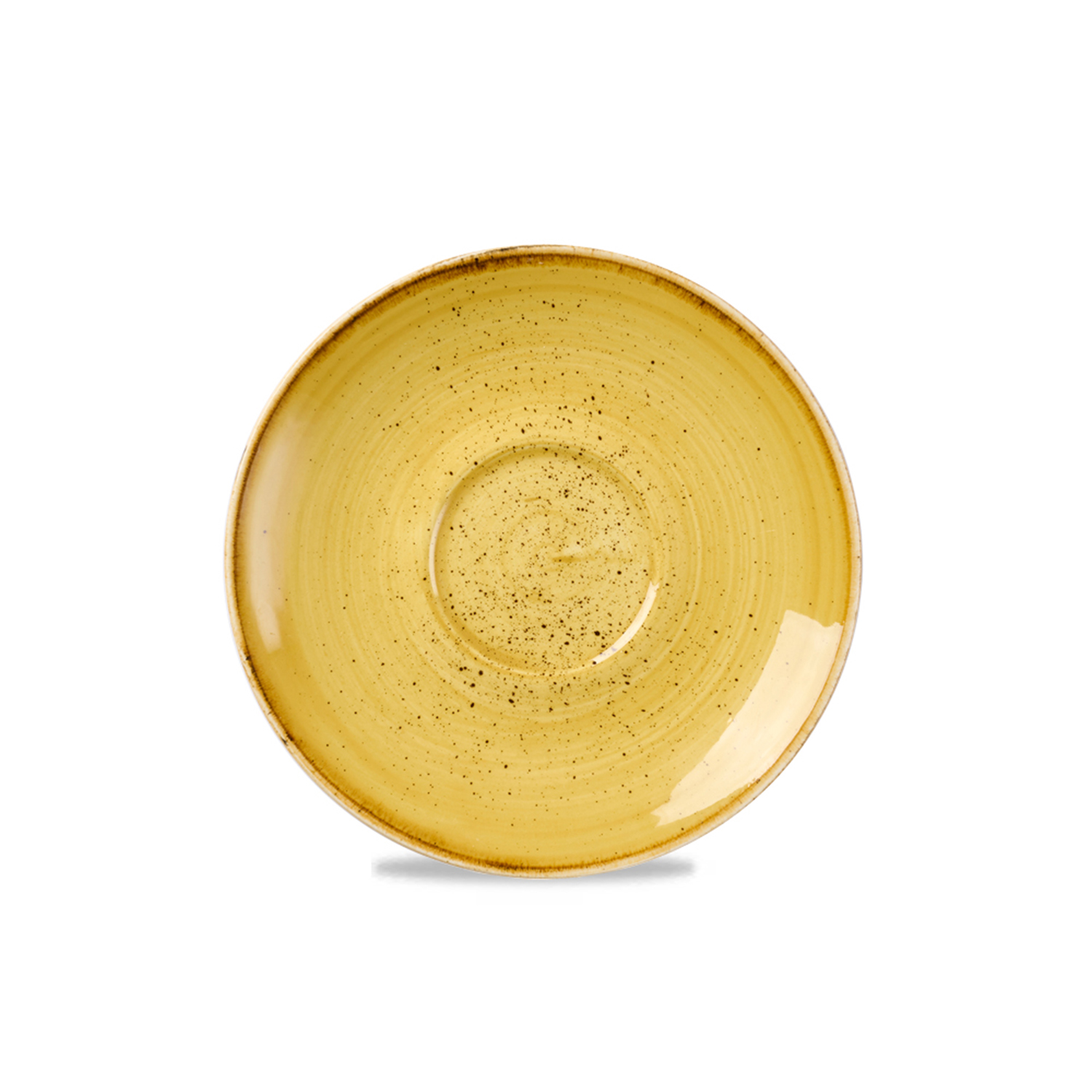 Kombi-Untertasse 15,6 cm, Stonecast Mustard Seed Yellow