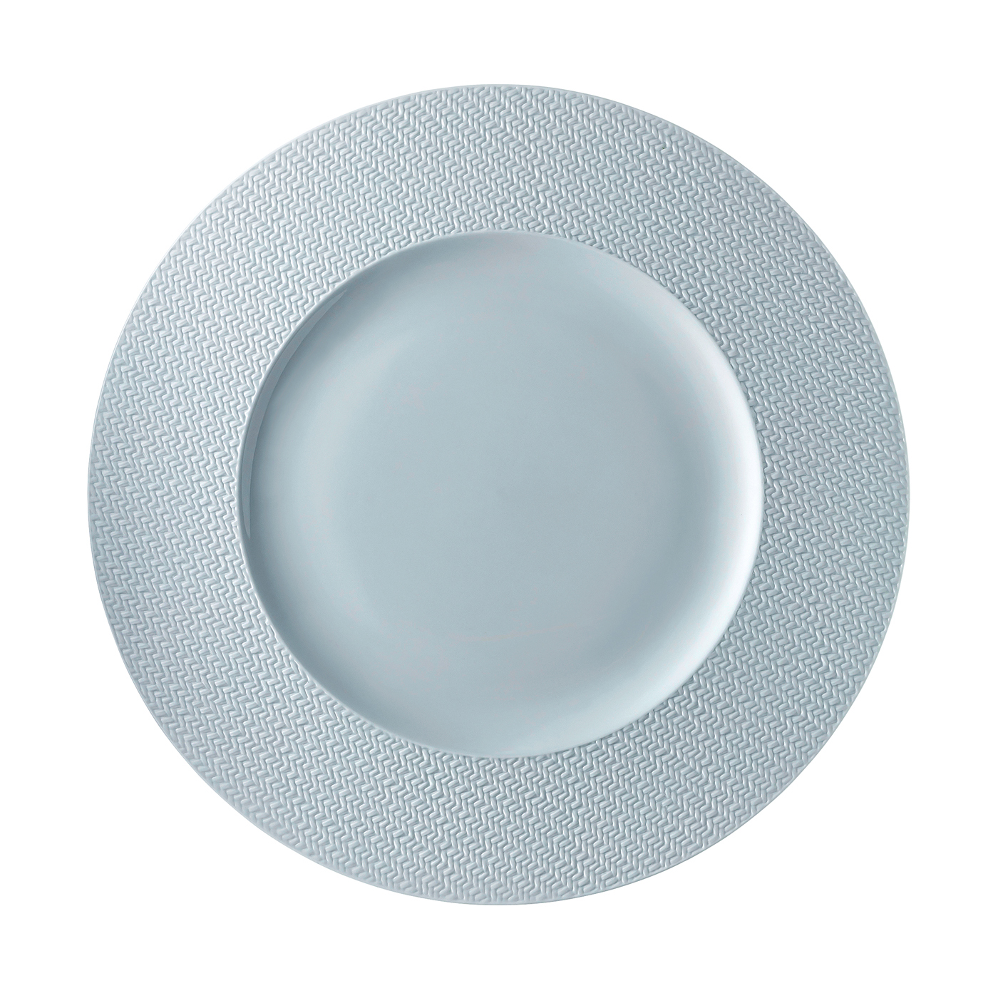 Teller Flach Fahne ø 27,8cm, KUMI, blue tone