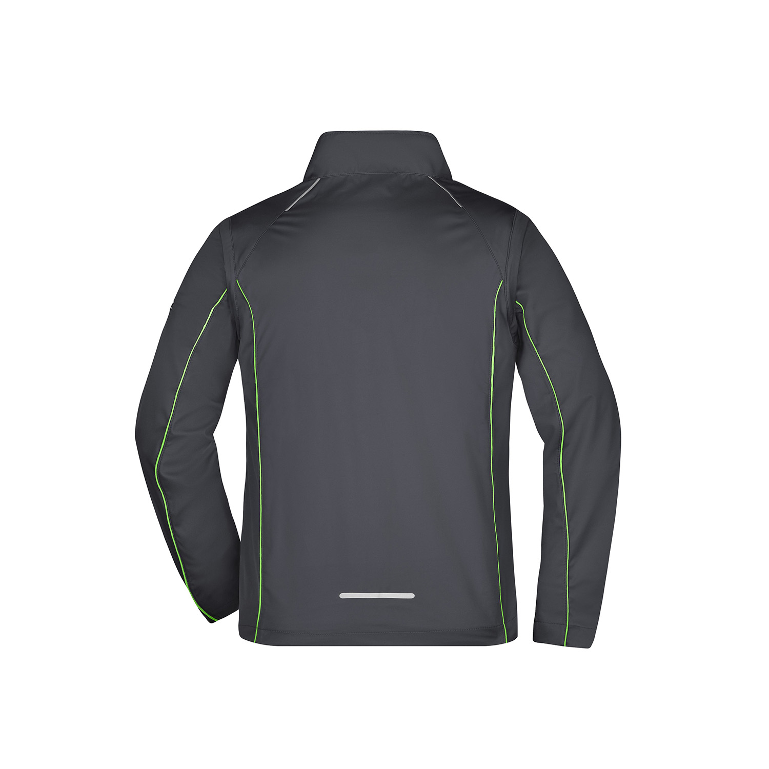 Herren-Softshelljacke Zip-Off, eisengrau/grün