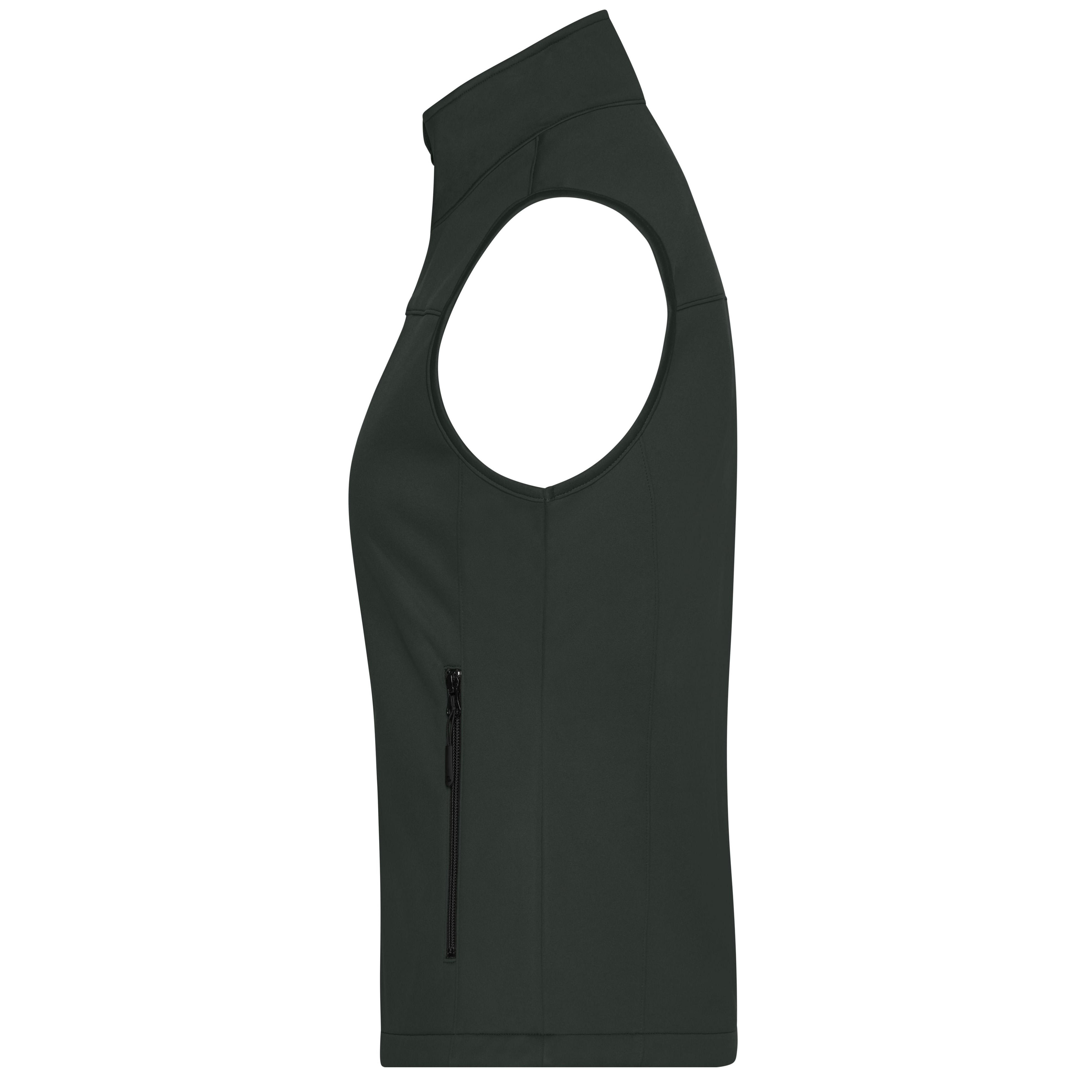 Damen-Softshellweste aus recyceltem Polyester, graphite
