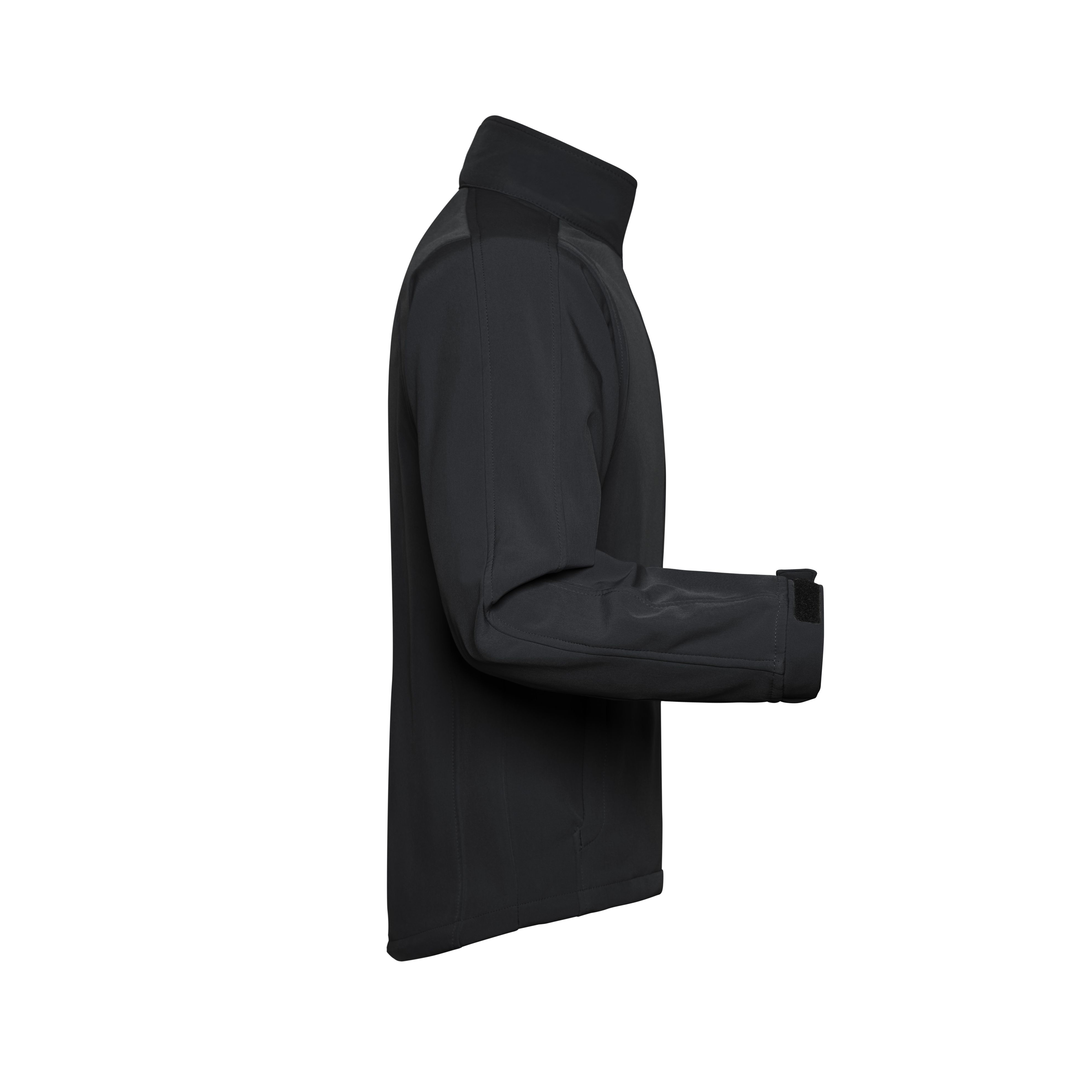 Herren-Softshell-Jacke, schwarz