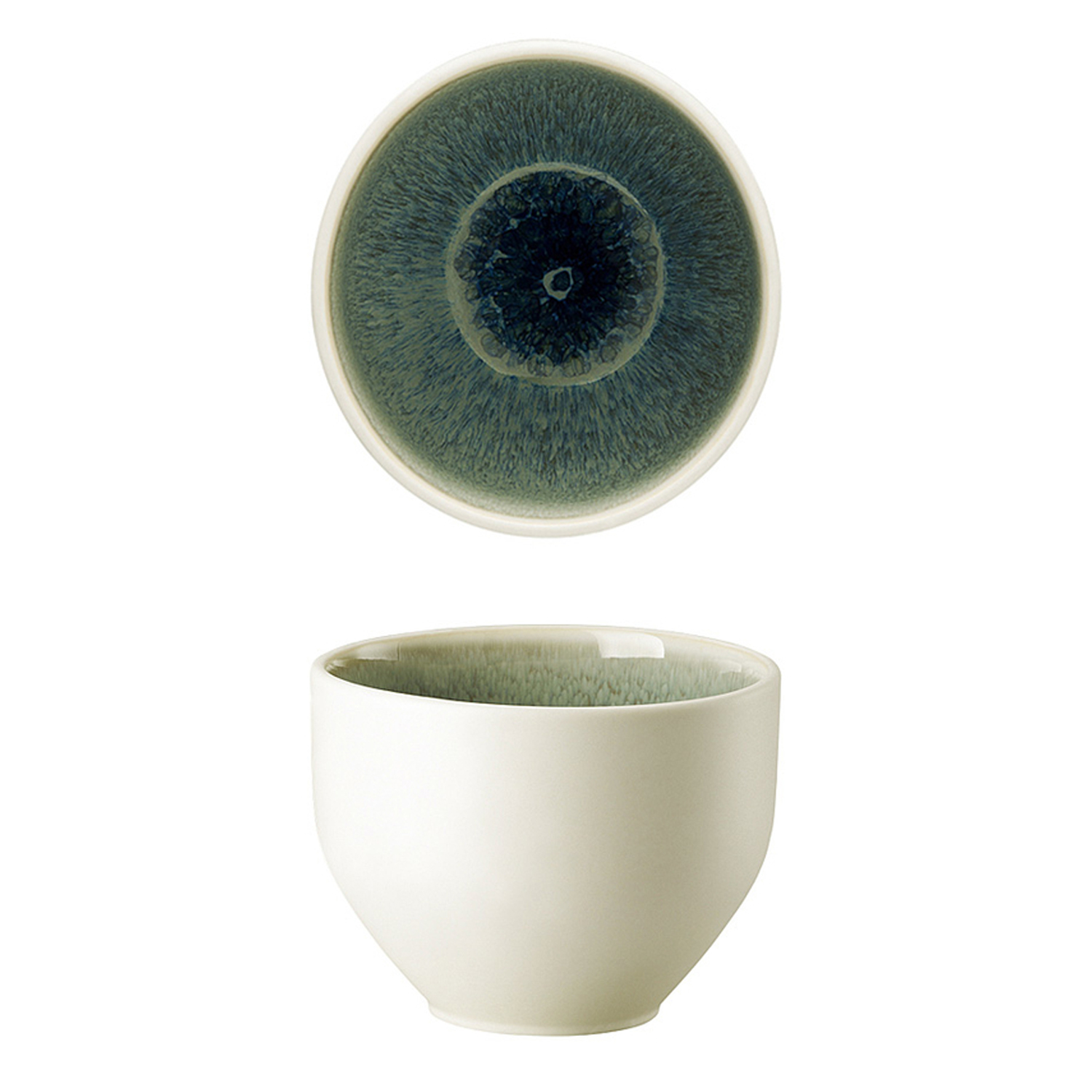 Zuckerdose mit Deckel 0,25l, Junto Stoneware Aquamarine