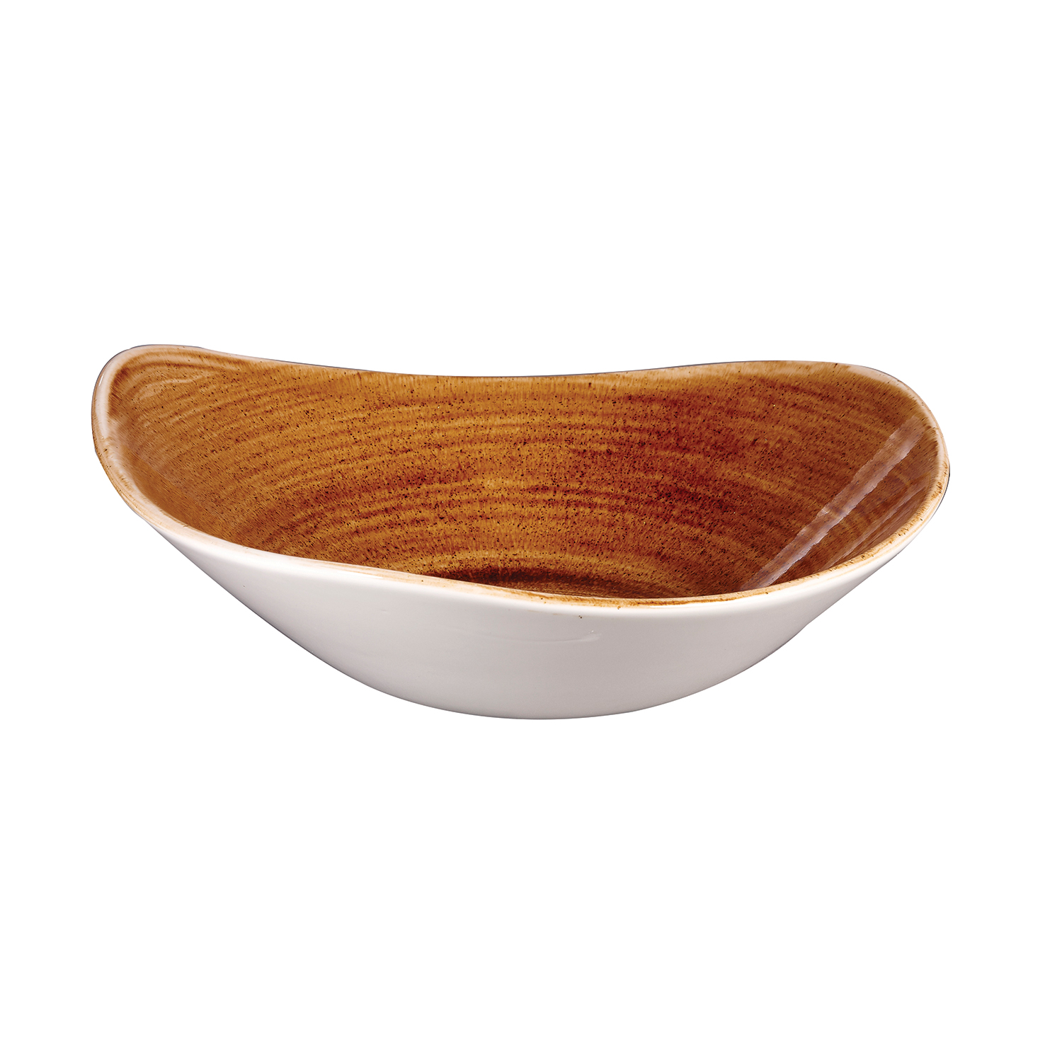 Triangle Bowl 23,5 cm, Stonecast Patina Vintage Copper