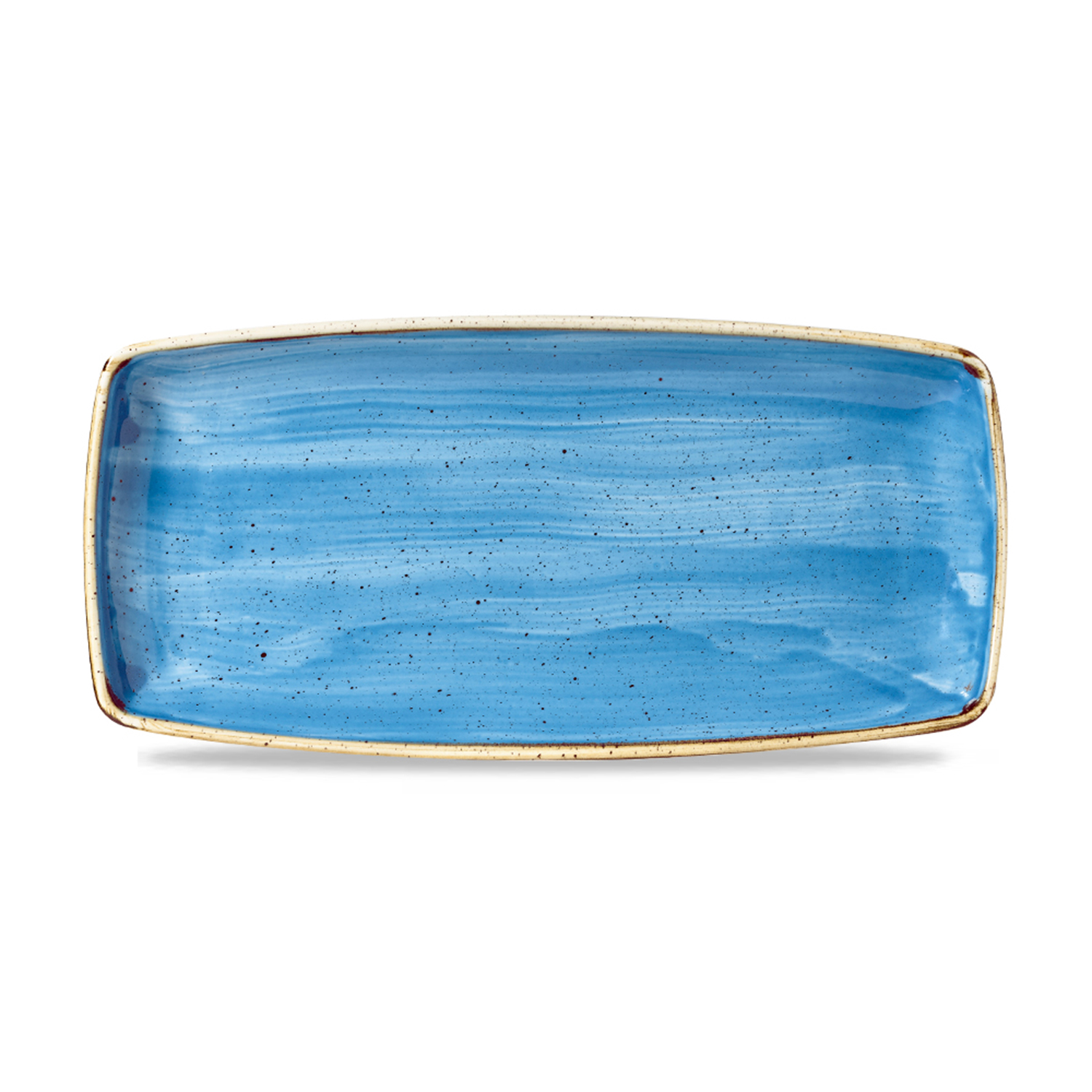 Oblong Platte 29,5 x 14,0 cm, Stonecast Cornflower Blue