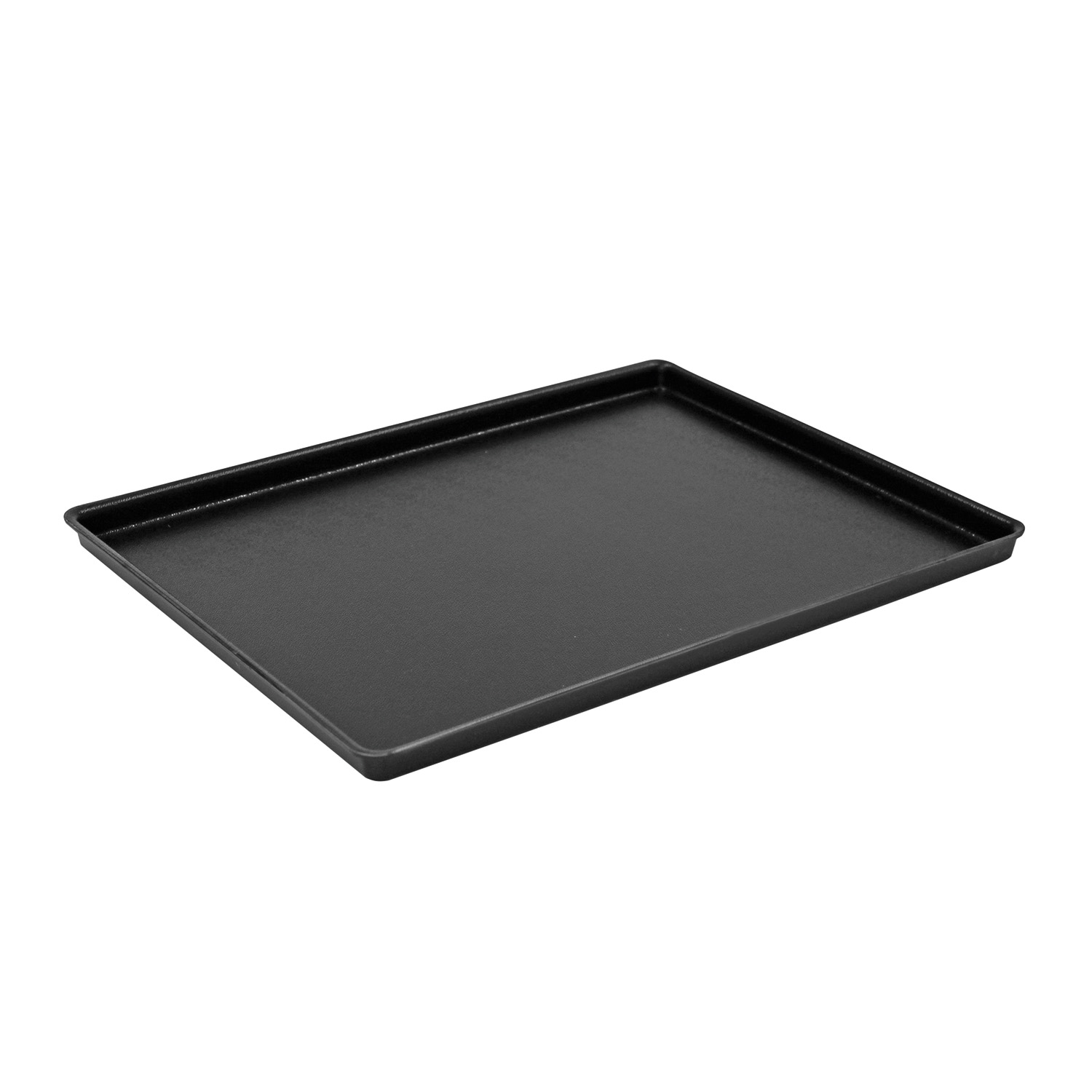 Auslagetablett 40 x 30 cm ABS, schwarz, genarbte Oberfläche