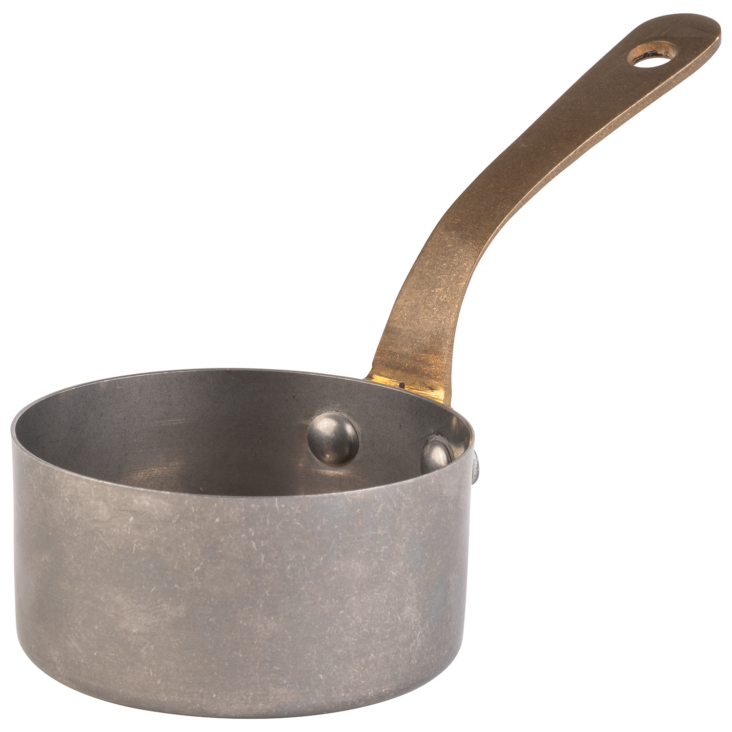 Stielkasserolle / Serviertopf -SNACKHOLDER- ø 7 cm H: 3,5 cm