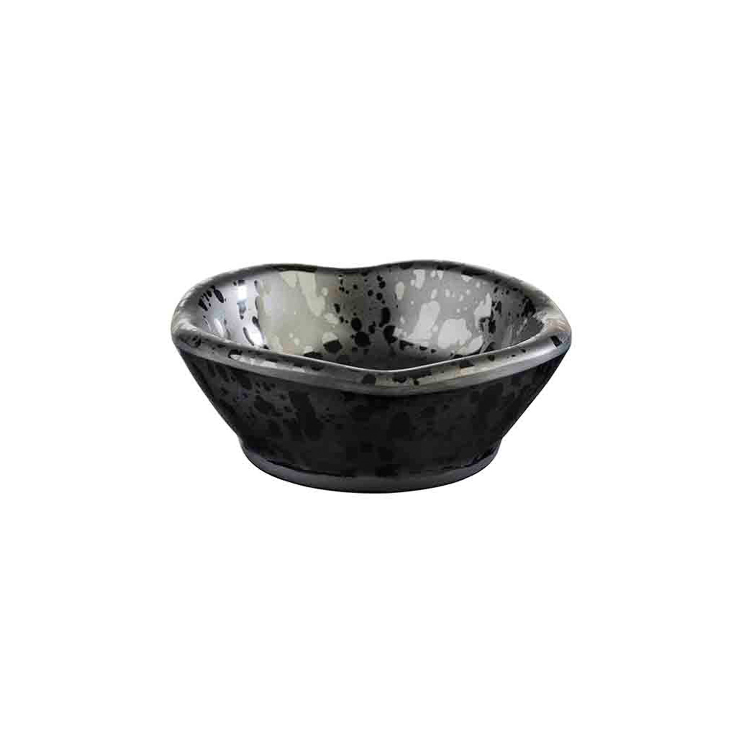 Schale -GLAMOUR- Ø 8 cm, H: 3 cm Melamin, schwarz 