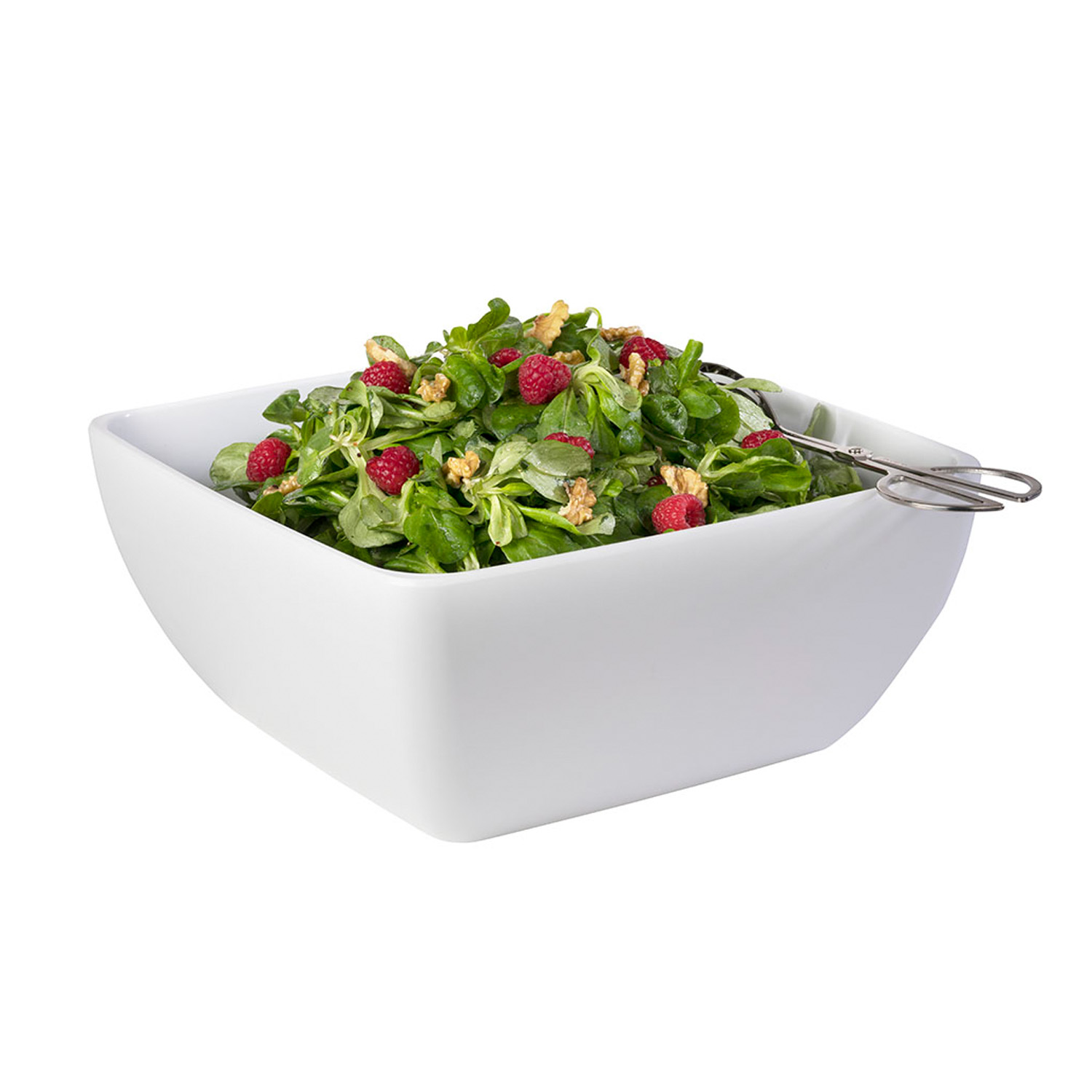 Schale -PURE- 32 x 32 cm, H: 14 cm Melamin, weiß, 8 Liter 