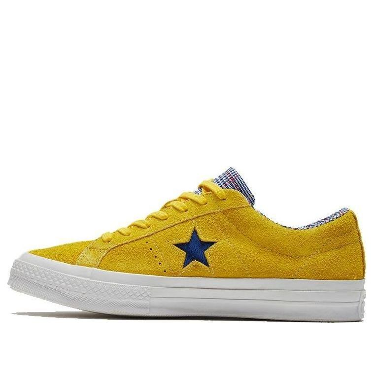 Sneakers Converse Converse One Star Suede Seasonal Colors Ox 'Amarillo/Rush Blue' | 166848C