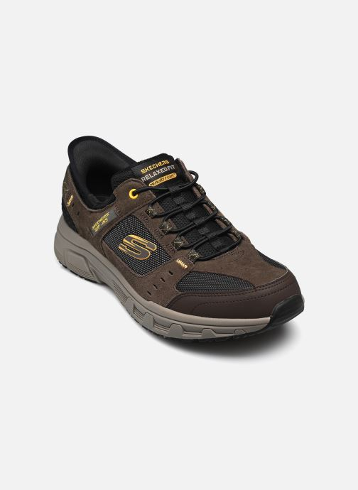 Sneakers Skechers SkechersSlip-ins RF: Oak Canyon SneakerBrown/Black9Leather/Textile/Synthetic | 112978-BRBK