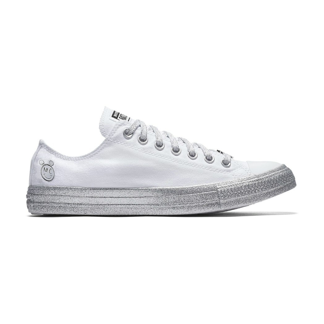 Sneakers Converse Converse Chuck Taylor All-Star Low Miley Cyrus White Silver | 162238C