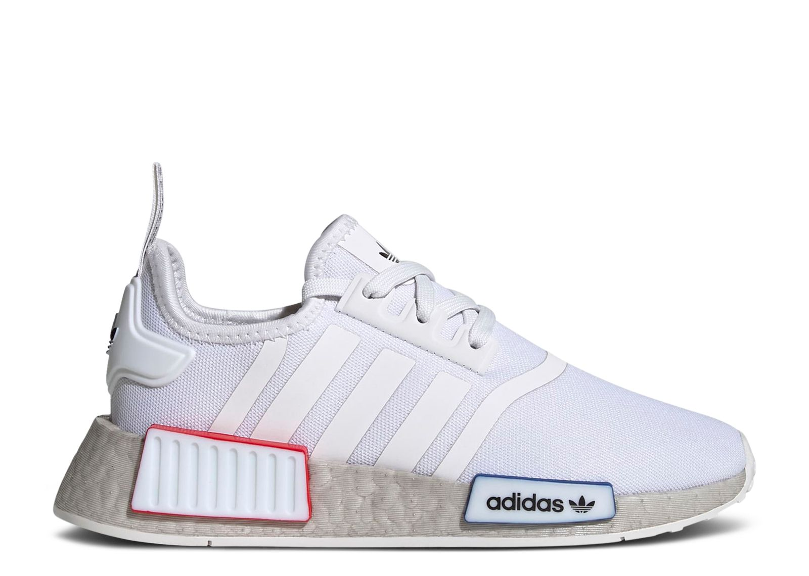 Sneakers Adidas NMD_R1 Refined Big Kid 'White Grey' | White | Kid's Size 6 | GY4279