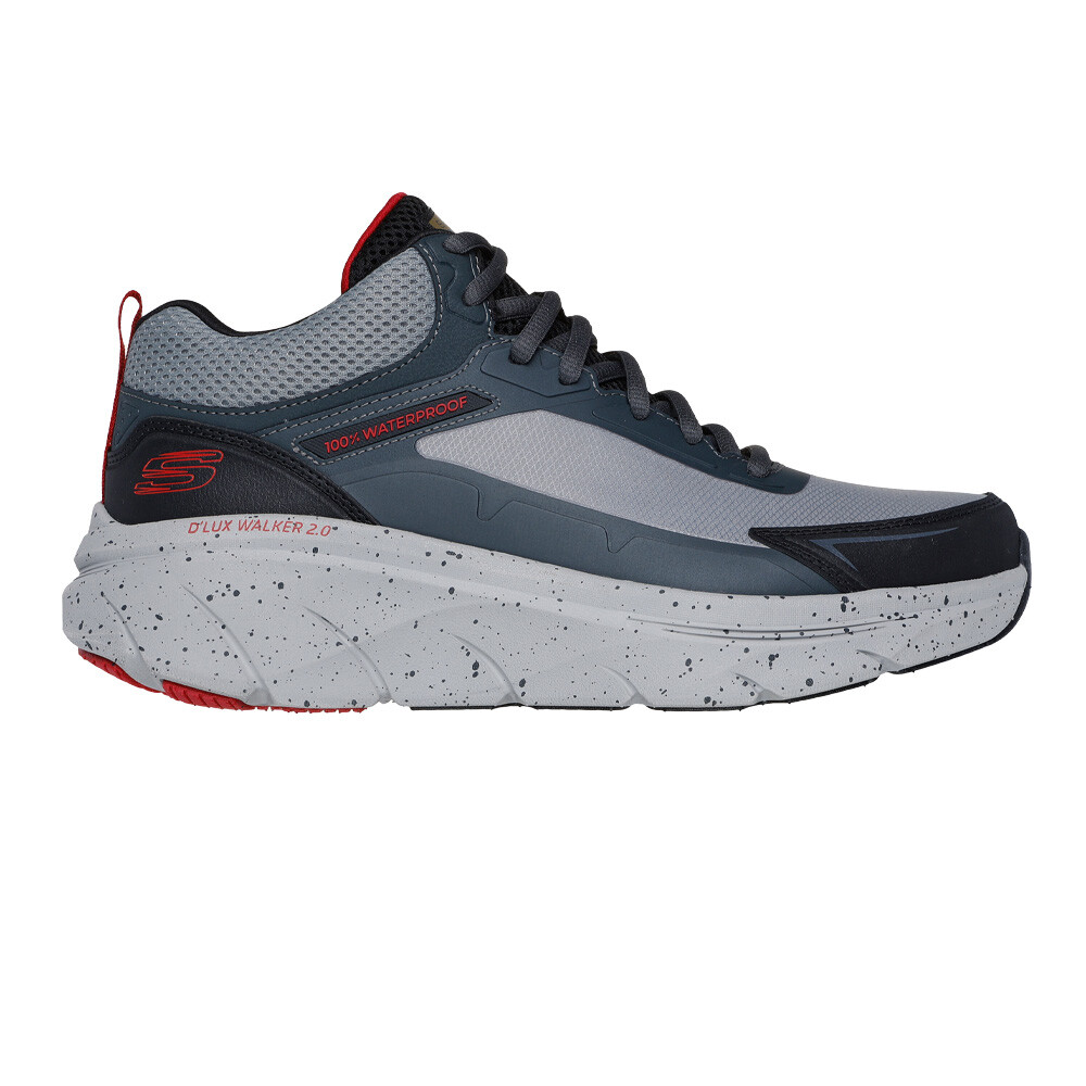 Sneakers Skechers SkechersRelaxed Fit: D'Lux Walker 2.0 - Grailo SneakerGray/Red8.5Leather/Textile/Synthetic | 509696-GYRD