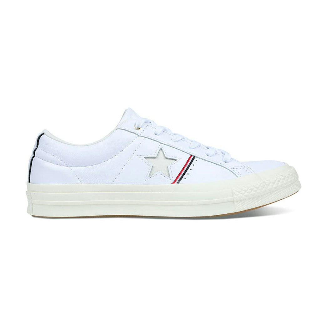 Sneakers Converse Converse One Star Piping Low Top In White/Enamel Red/Egret | 159694C