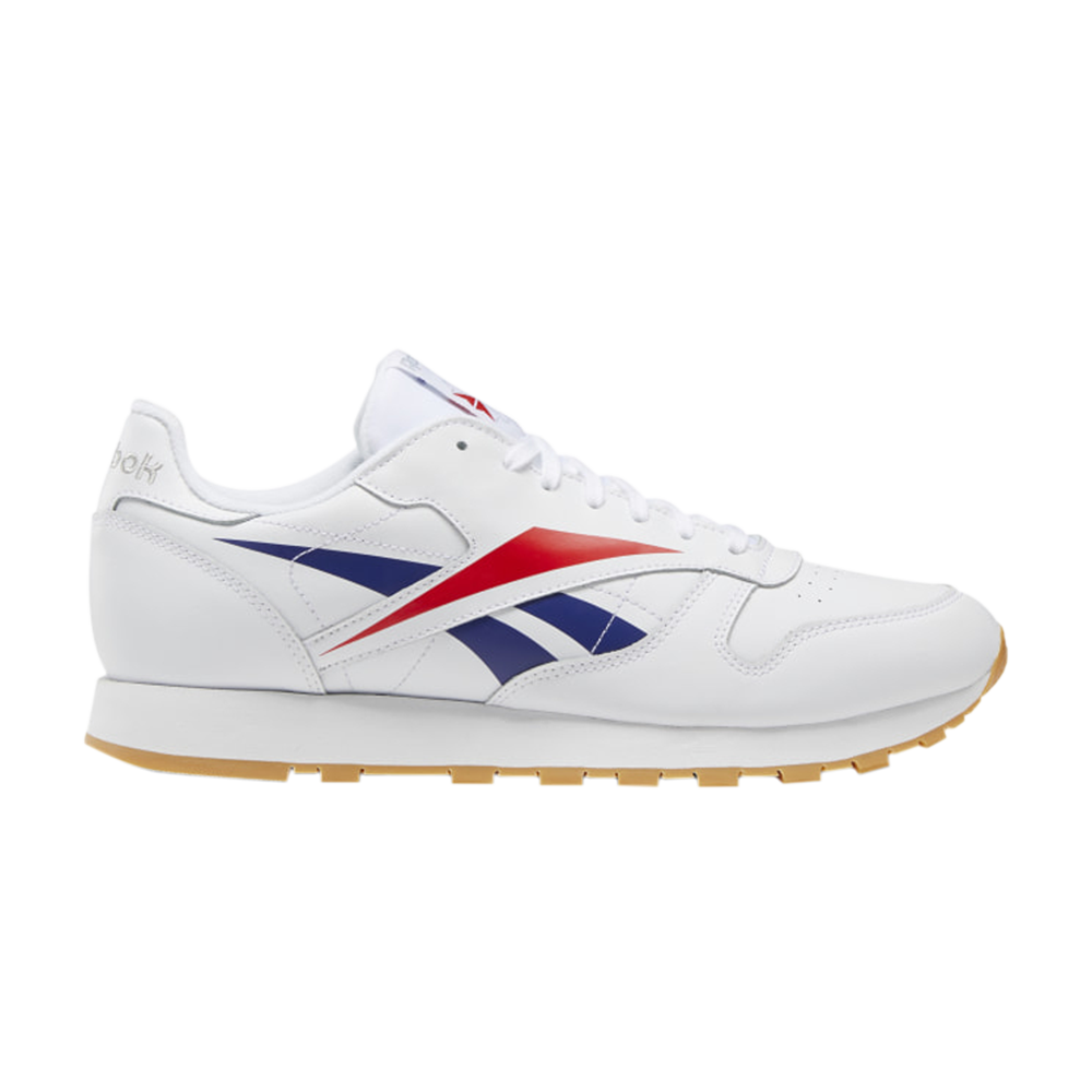 Sneakers Reebok Reebok Classic Leather Vector 'White Scarlet Phantom Blue' | EF8837